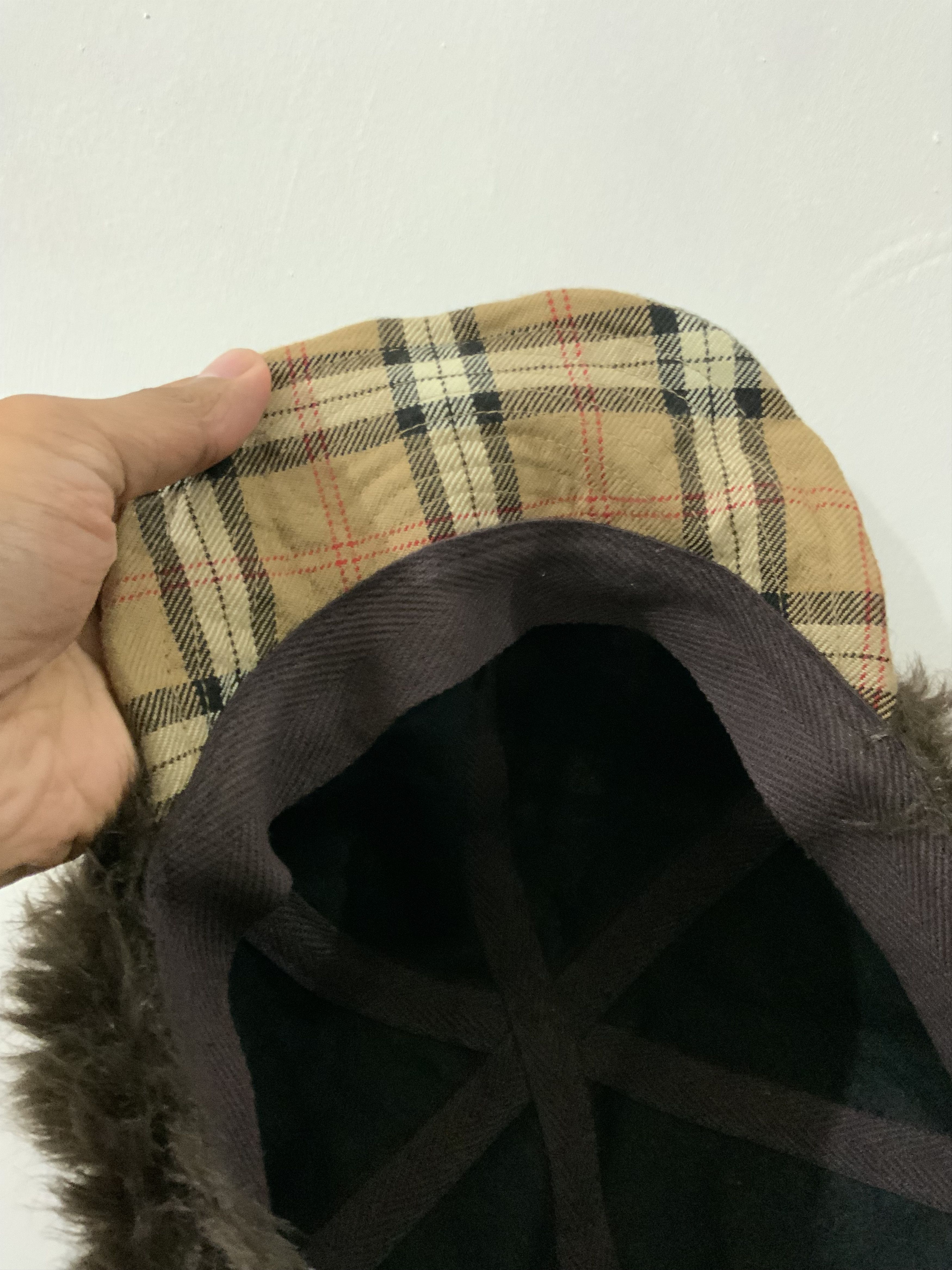 Japanese Brand Gloria Cordes Tokyo Fur inspired by Burberry Trooper Hat Size ONE SIZE - 10 Thumbnail