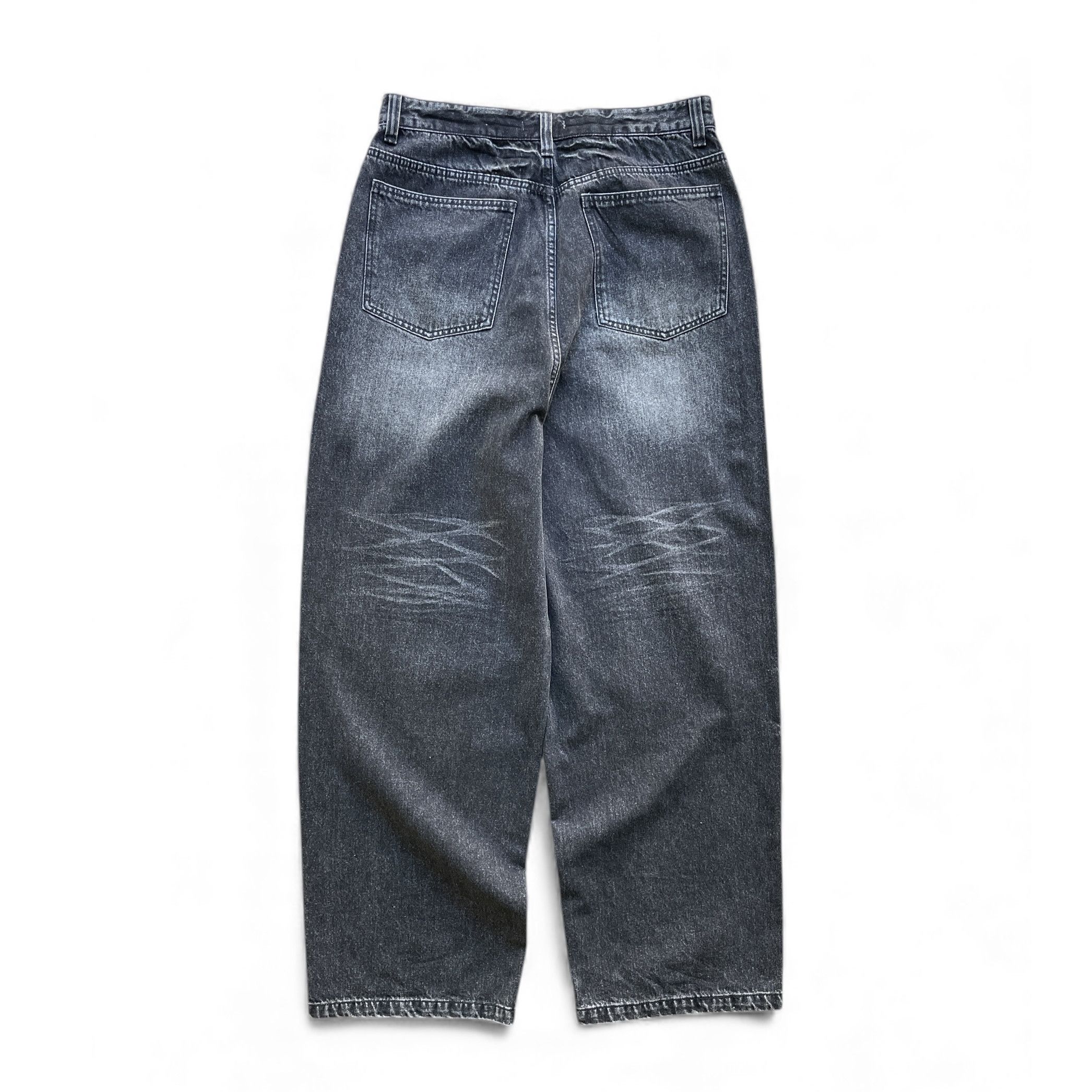 Japanese Brand Baggy skater hiphop washed and faded denim jeans Size US 34 / EU 50 - 8 Thumbnail