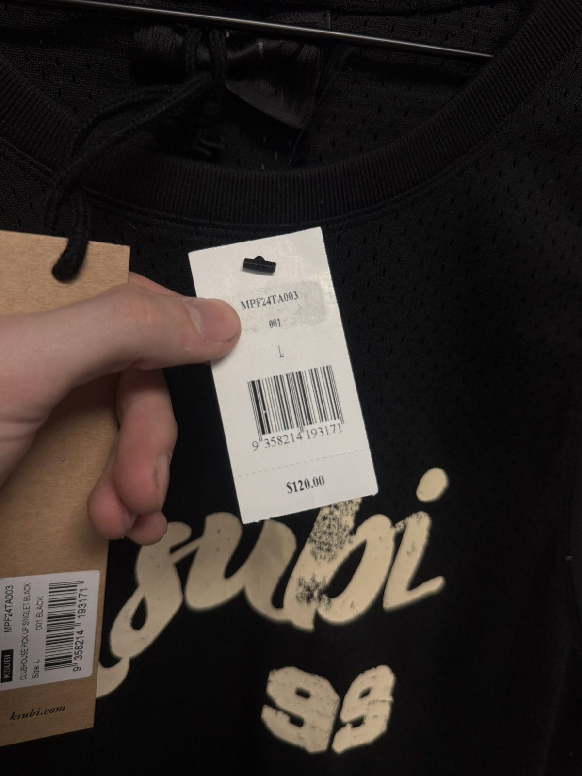 Ksubi Ksubi Tank Top New W Tags Black White Size Large Size US L / EU 52-54 / 3 - 7 Thumbnail