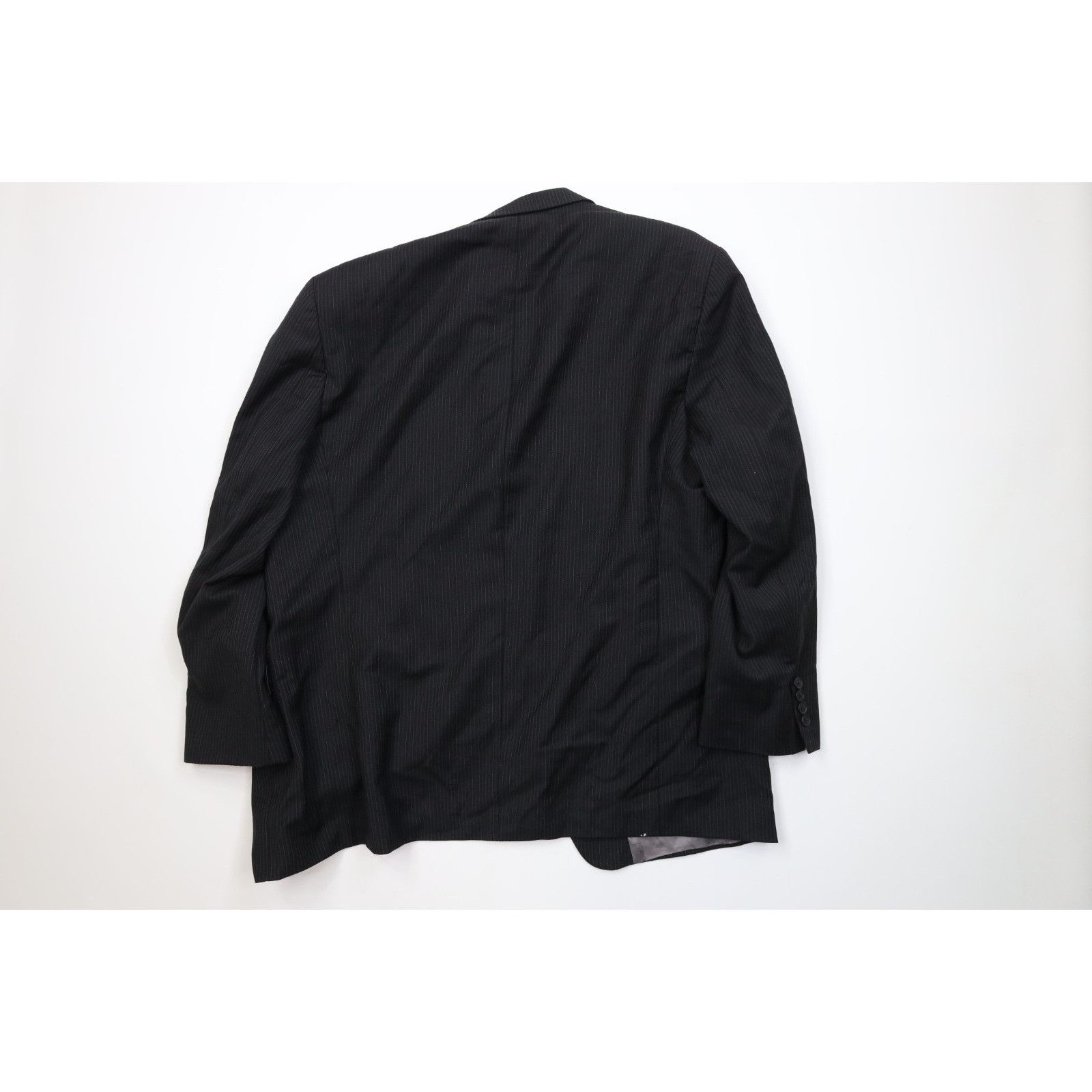 Calvin Klein Vintage Calvin Klein 2 Piece Wool Suit Wedding Black Size 44R - 7 Thumbnail