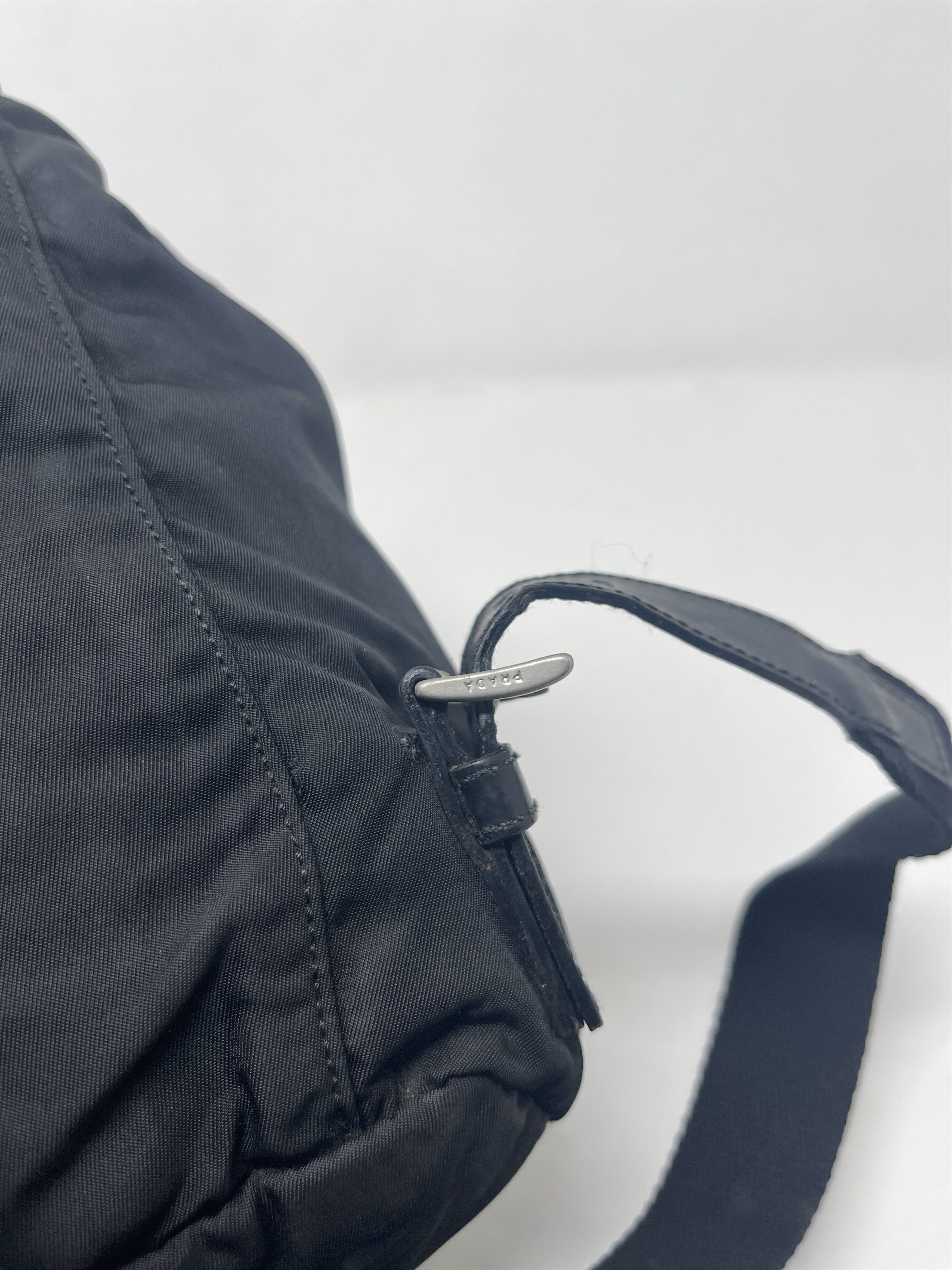 Prada Mini Prada Nylon Black BackPack Size ONE SIZE - 11 Thumbnail