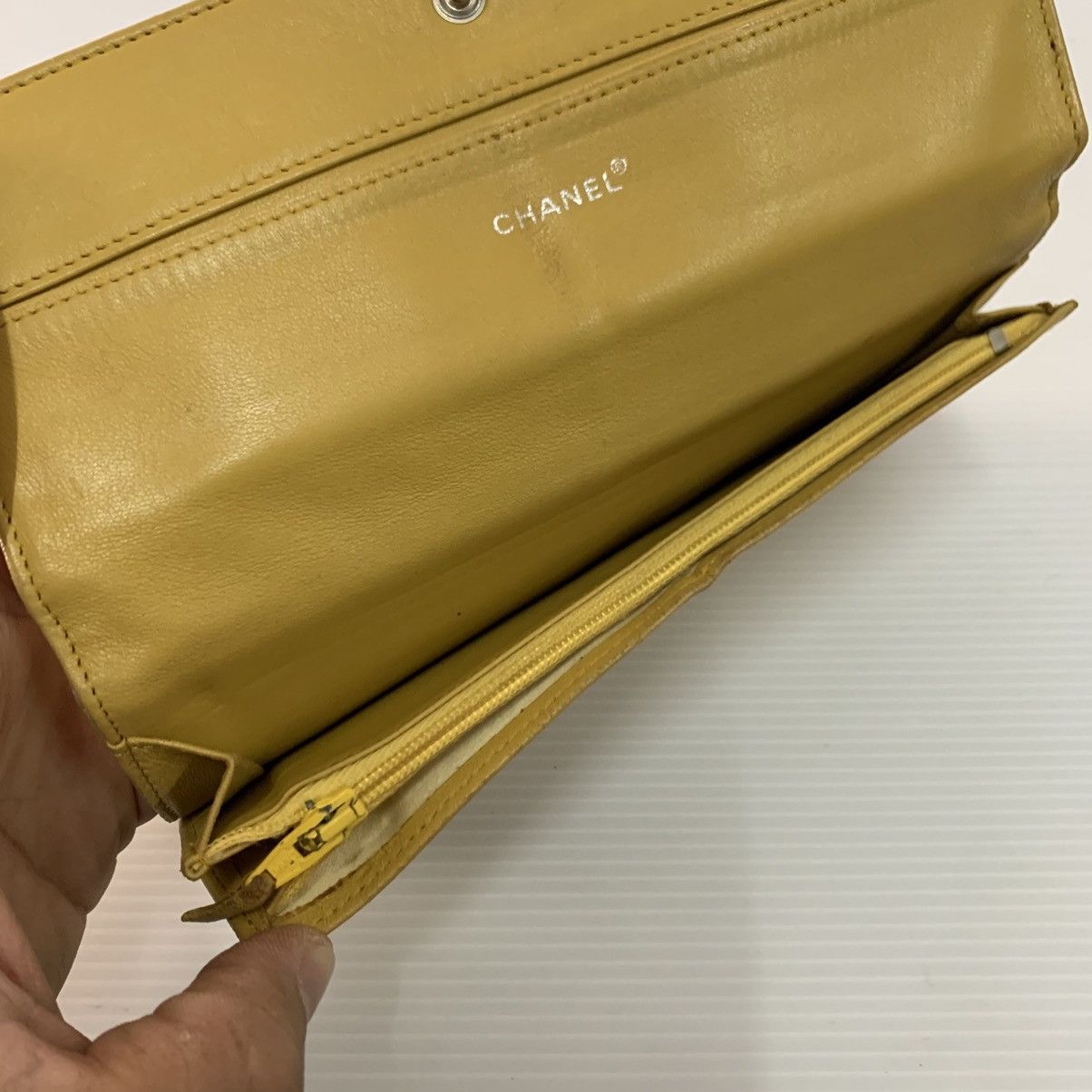 Chanel Chanel Traveline Yellow Long Wallet Size ONE SIZE - 8 Thumbnail