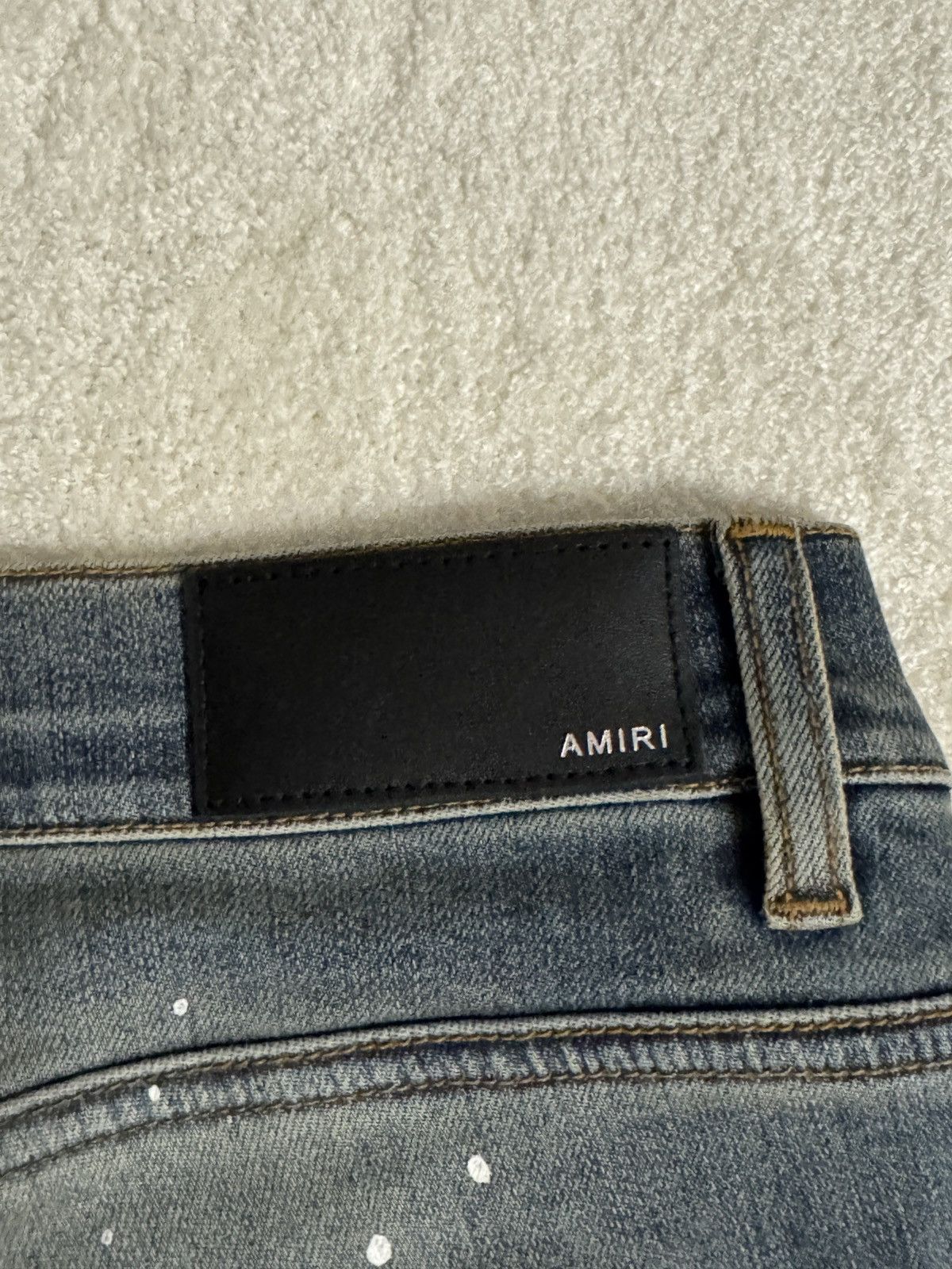 Amiri 💠Amiri💠 ART PATCH JEANS (32) Size US 32 / EU 48 - 6 Thumbnail