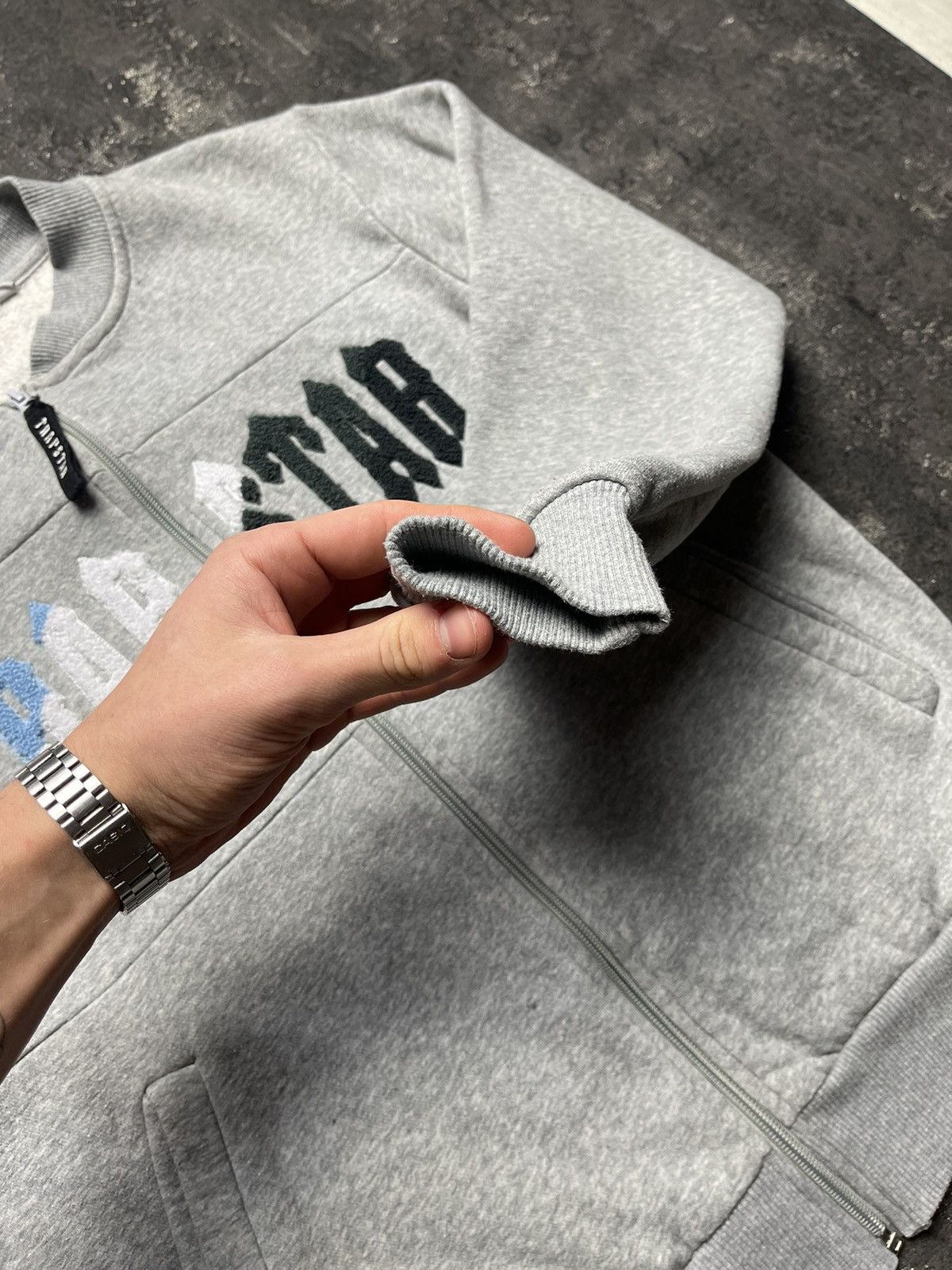 Trapstar London × Vintage Vintage TrapStar Zipped Hoodie Drill Style Size US S / EU 44-46 / 1 - 6 Thumbnail