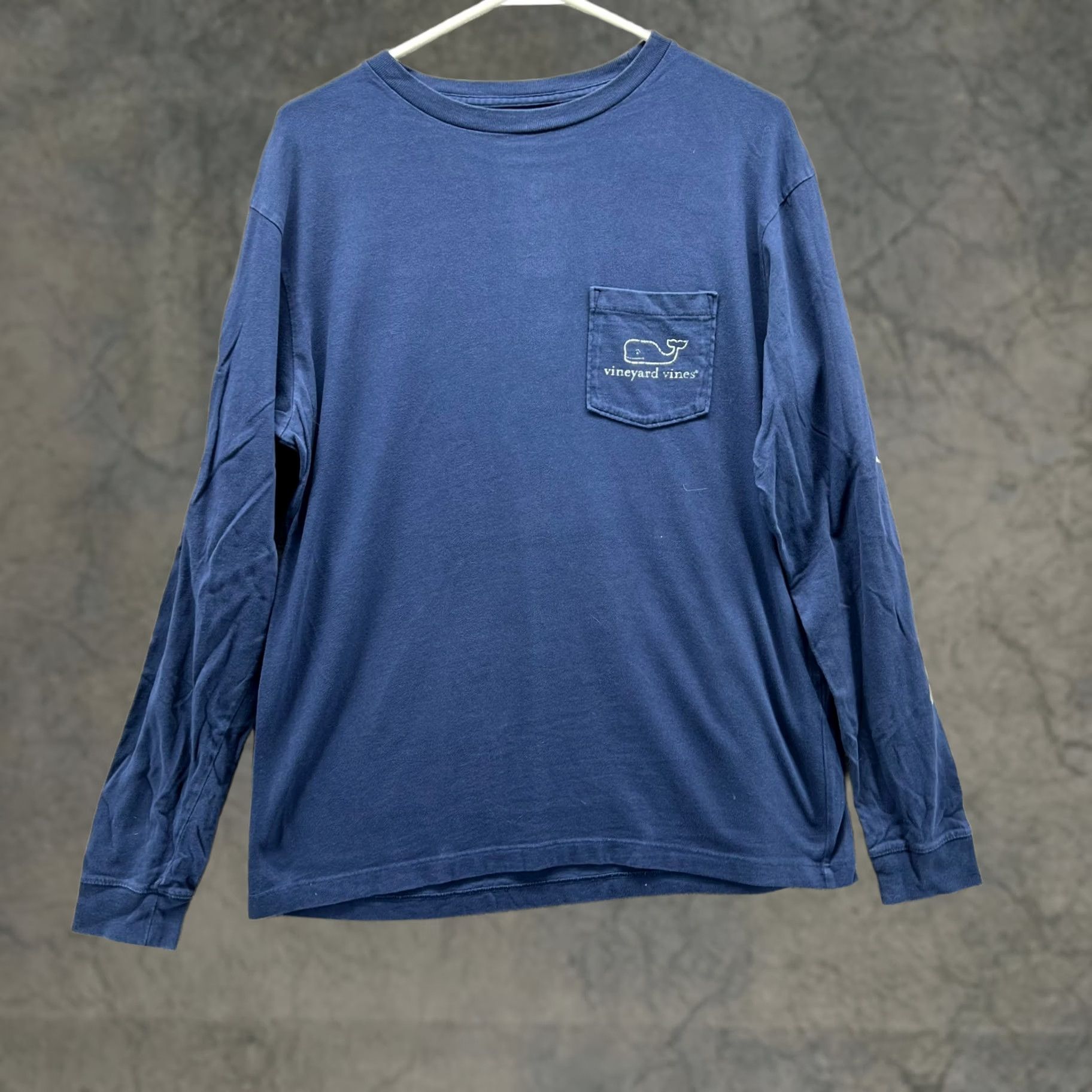 Vineyard Vines Vineyard Vines Shirt Men Small Navy Long Sleeve Whale Logo Pocket Tee 100% Cotton Size US S / EU 44-46 / 1 - 1 Thumbnail