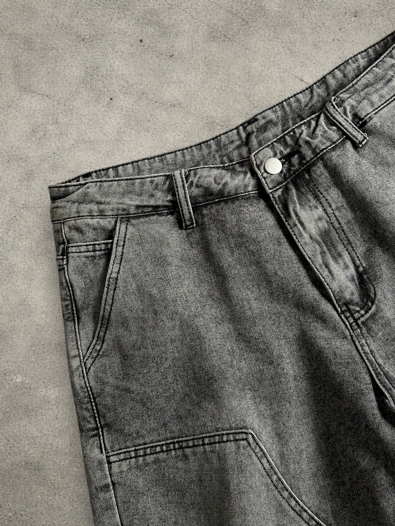 Vintage Distressed gray shorts Size US 32 / EU 48 - 3 Thumbnail