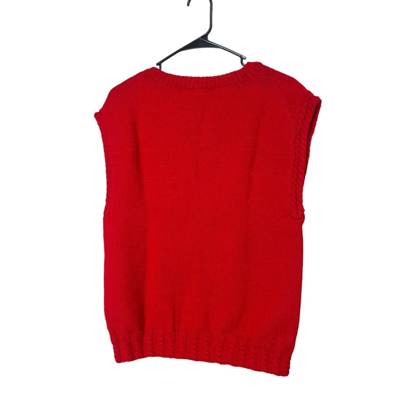 Other Vintage Santa Maria Trading 100% Wool Hand Knit Christmas Sw Size L / US 10 / IT 46 - 5 Thumbnail