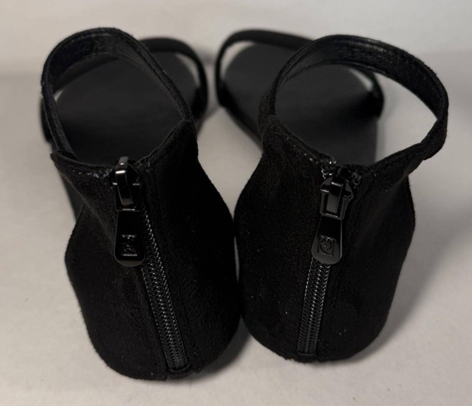 The Unbranded Brand Unbranded Flat Sandal Open Toe Ankle Strap Heel Zipper Size US 6.5 / IT 36.5 - 3 Thumbnail
