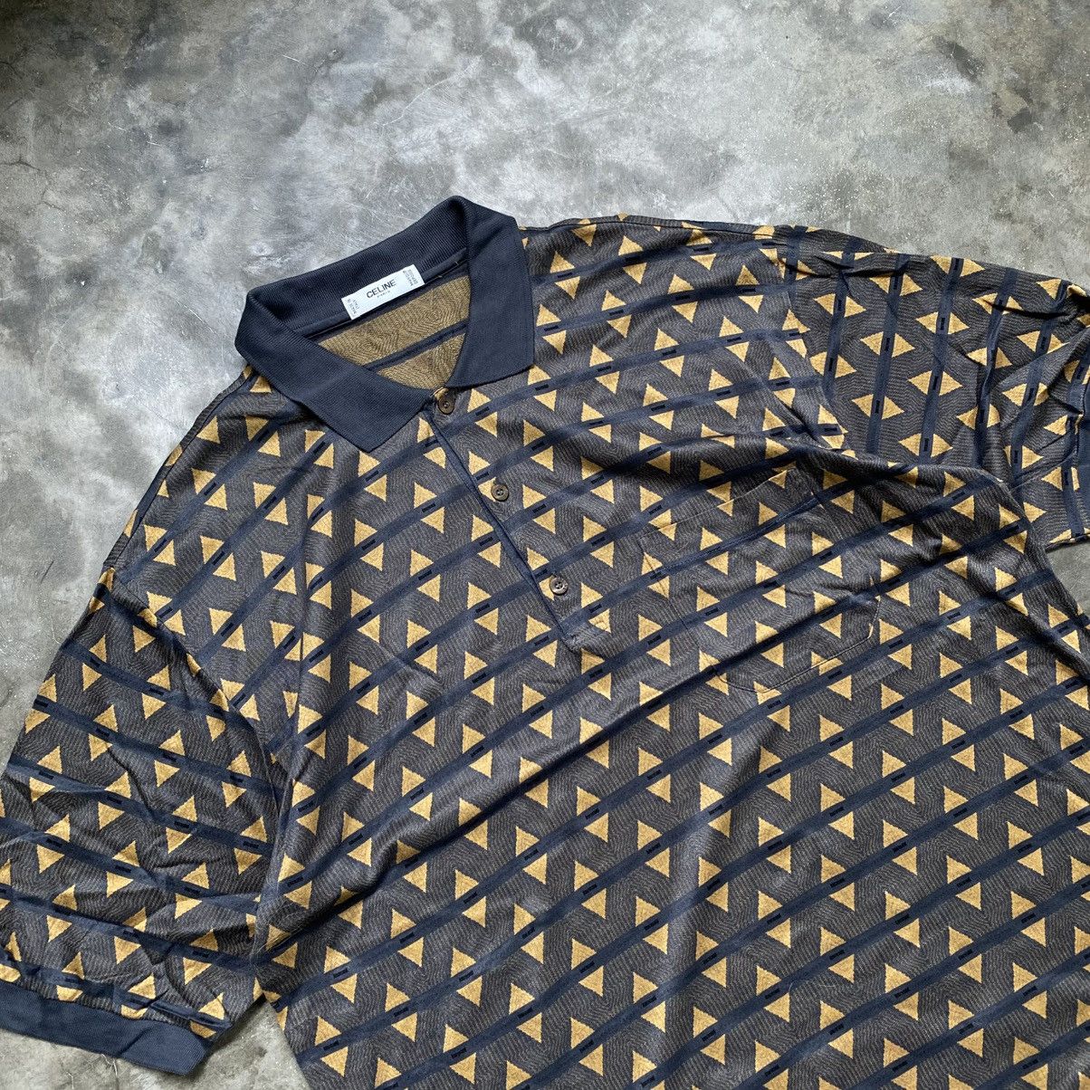 Celine 90s Celine Polo Shirt Size US XL / EU 56 / 4 - 2 Thumbnail