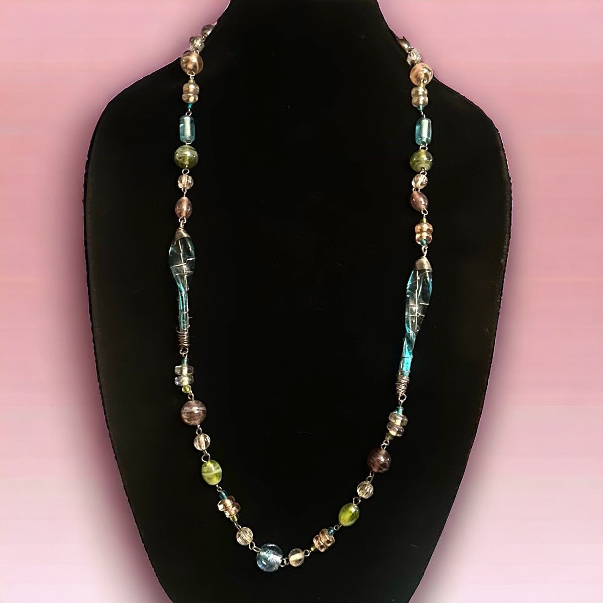Other Multicolor glass bead necklace Size ONE SIZE - 1 Thumbnail