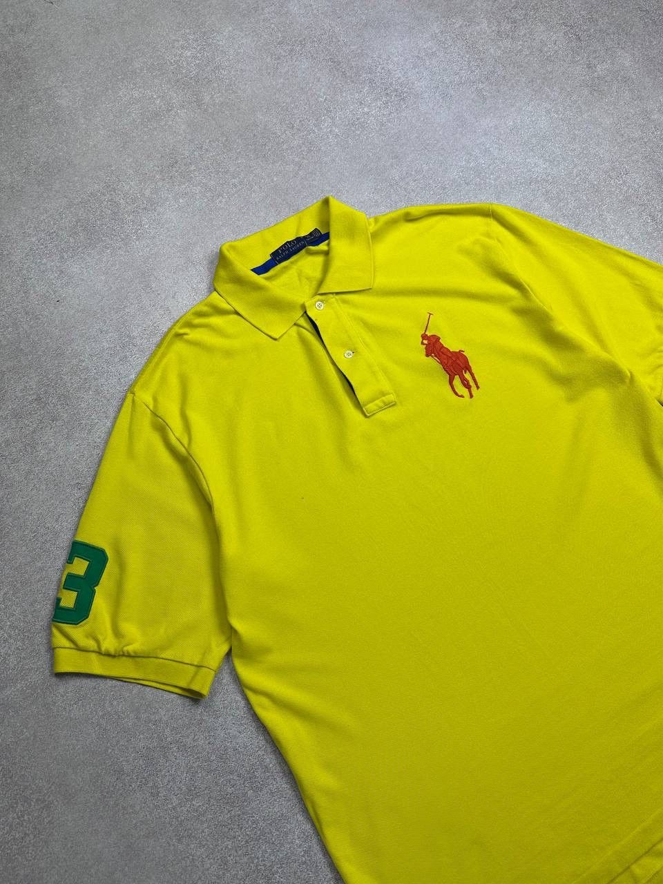 Polo Ralph Lauren Vintage Polo Ralph Lauren Chief Keef Style Brazil Polo Shirt Size US XL / EU 56 / 4 - 2 Thumbnail