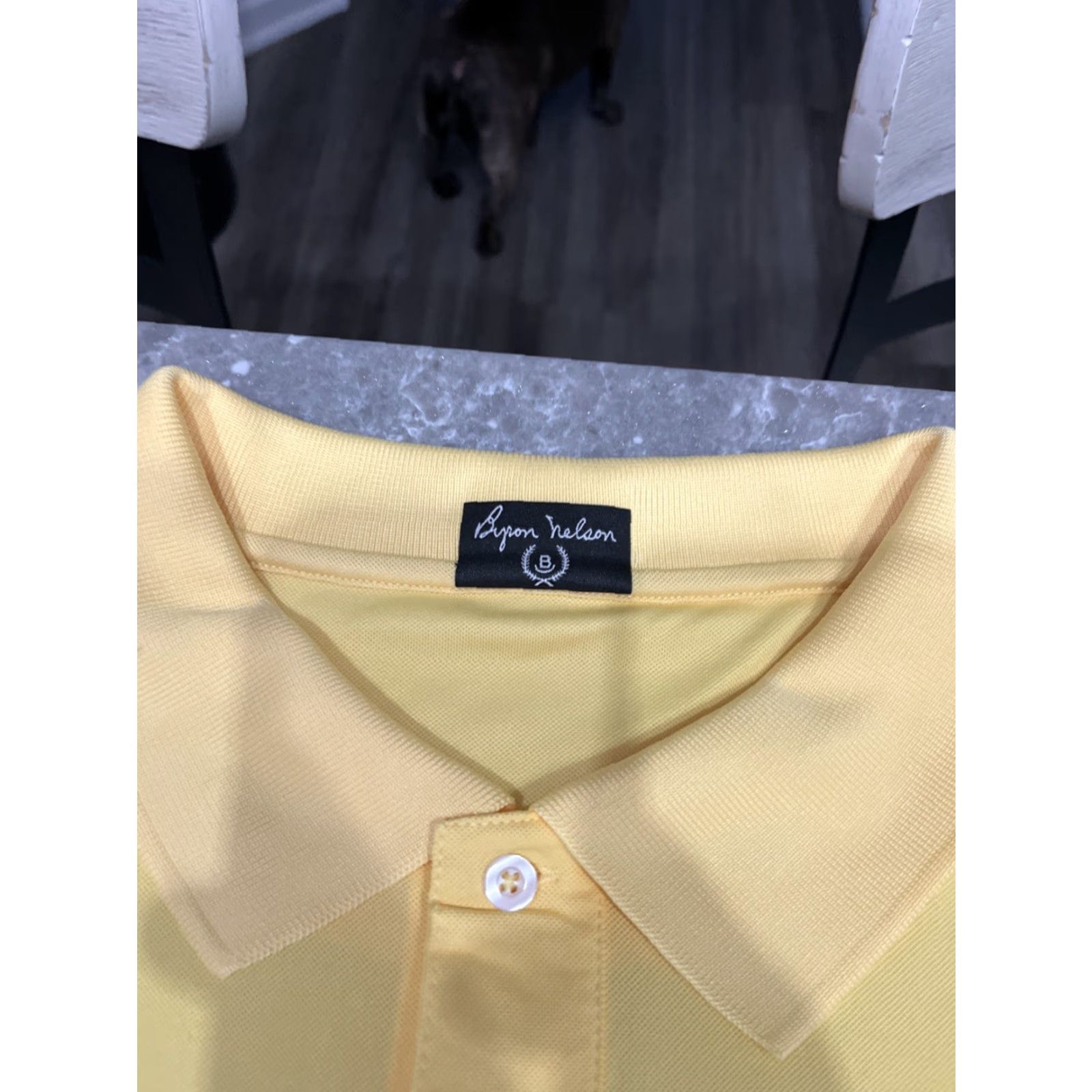 Vintage Byron Nelson Polo Shirt Mens 2XL Cardinal Logo Yellow Golf Performance DriWay Breathable Lightweight Moisture Wicking Short Sleeve Collared Shirt Size US XXL / EU 58 / 5 - 4 Thumbnail