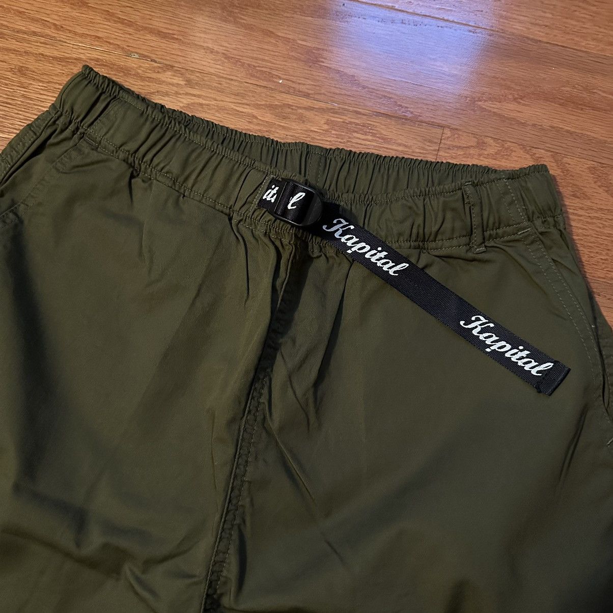 Kapital Kapital Combed Burberry Easy Shorts (Rainbowy) Khaki Size US 32 / EU 48 - 3 Thumbnail