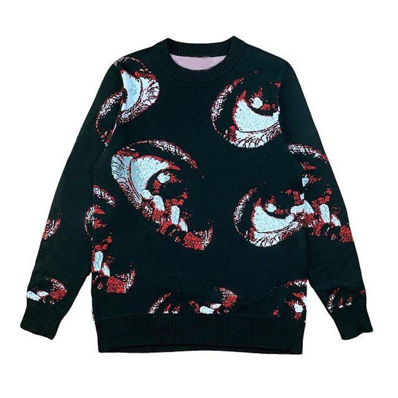 Japanese Brand × Vintage Gothic Knitted Sweater Size US L / EU 52-54 / 3 - 1 Thumbnail
