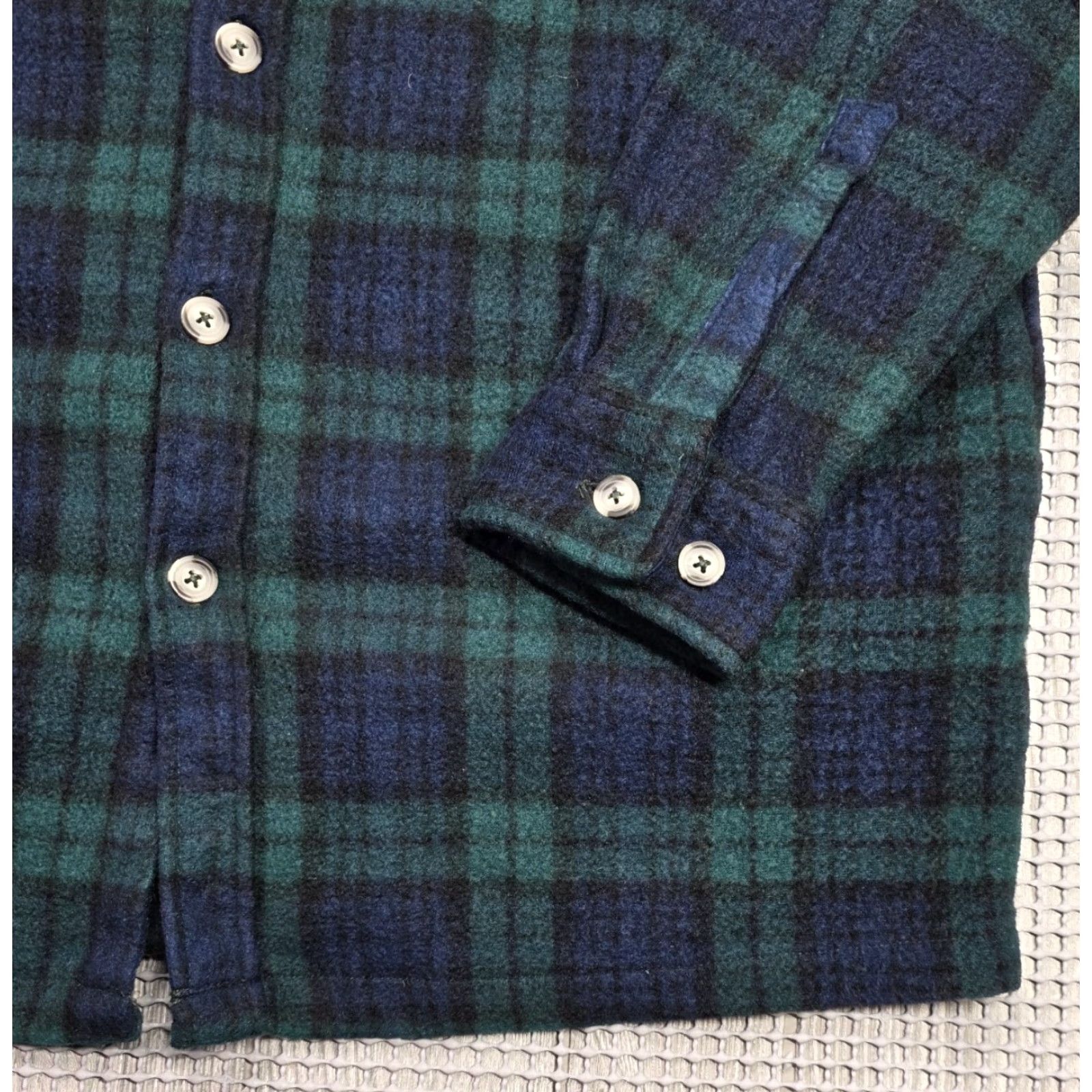 Vintage Telluride Shirt Men L Green Plaid Shacket Soft Pocket Flannel Shirt Jacket Size US L / EU 52-54 / 3 - 4 Thumbnail