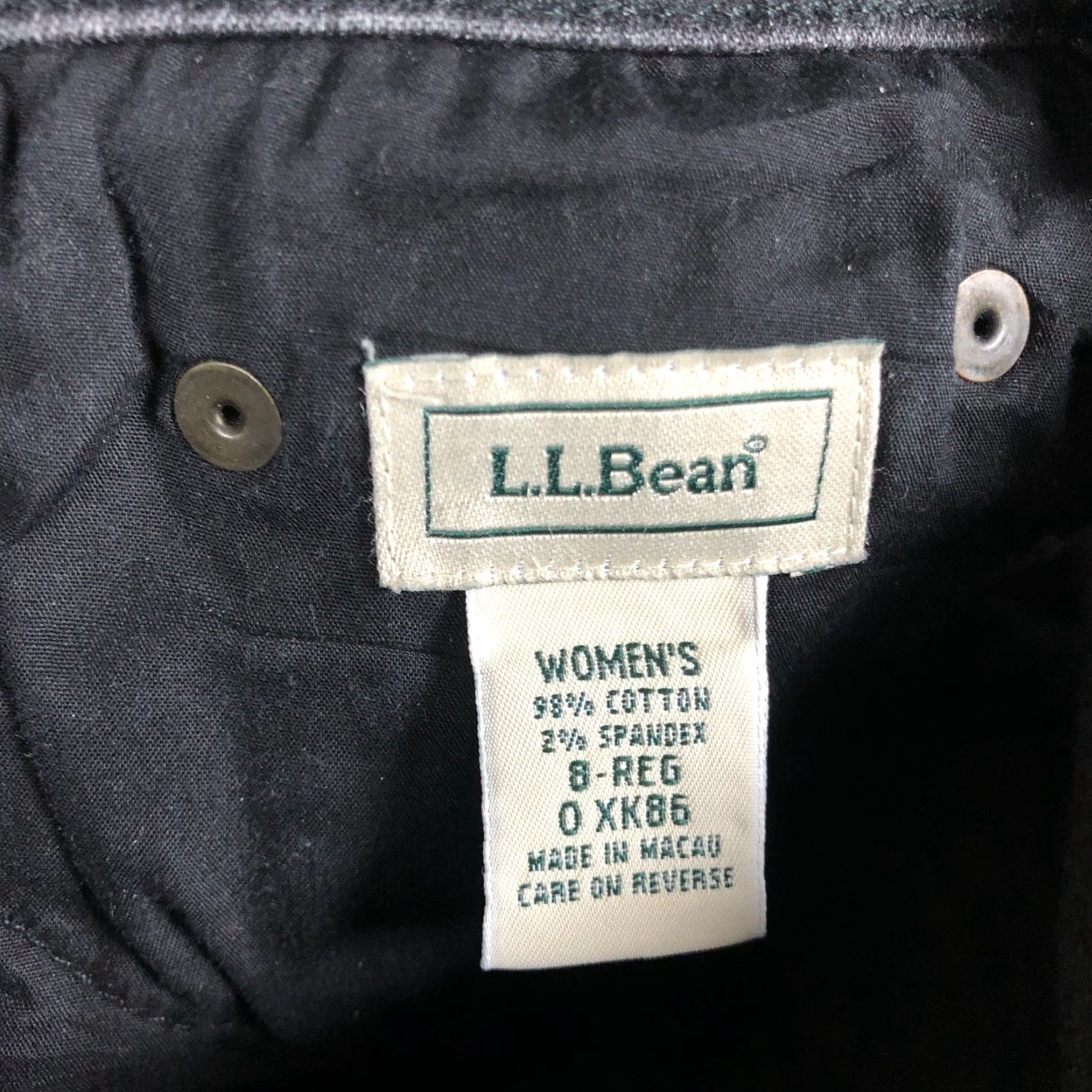 Vintage LL Bean Womens Jeans Black Denim Mid Rise Straight Leg Cotton Blend Stretch 6 Regular 28in Inseam 28.5in Charcoal Wash Women Mens? Size 28" / US 6 / IT 42 - 4 Thumbnail