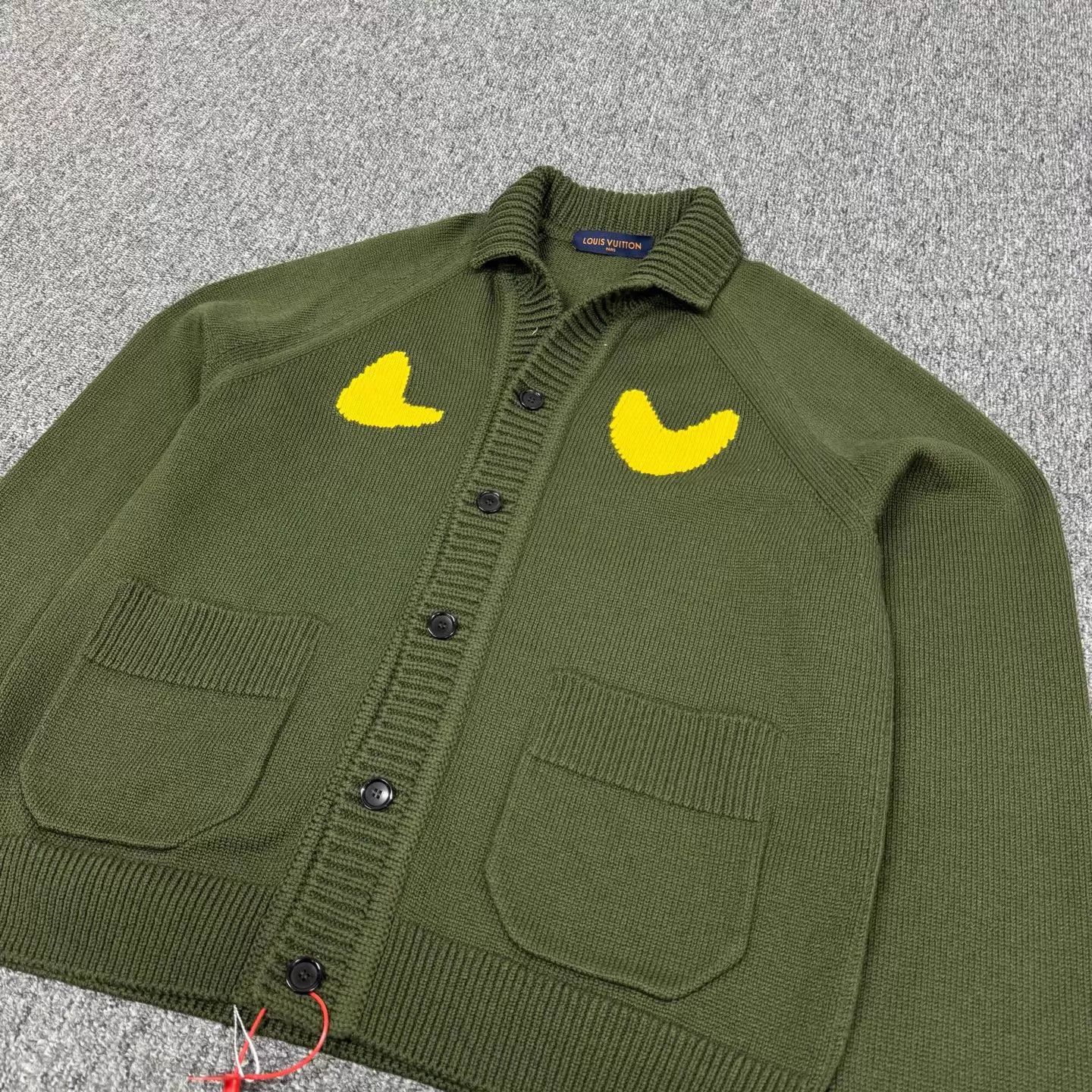 Louis Vuitton LV x nigo knit cardigan military green tiger XL Size US XL / EU 56 / 4 - 4 Thumbnail