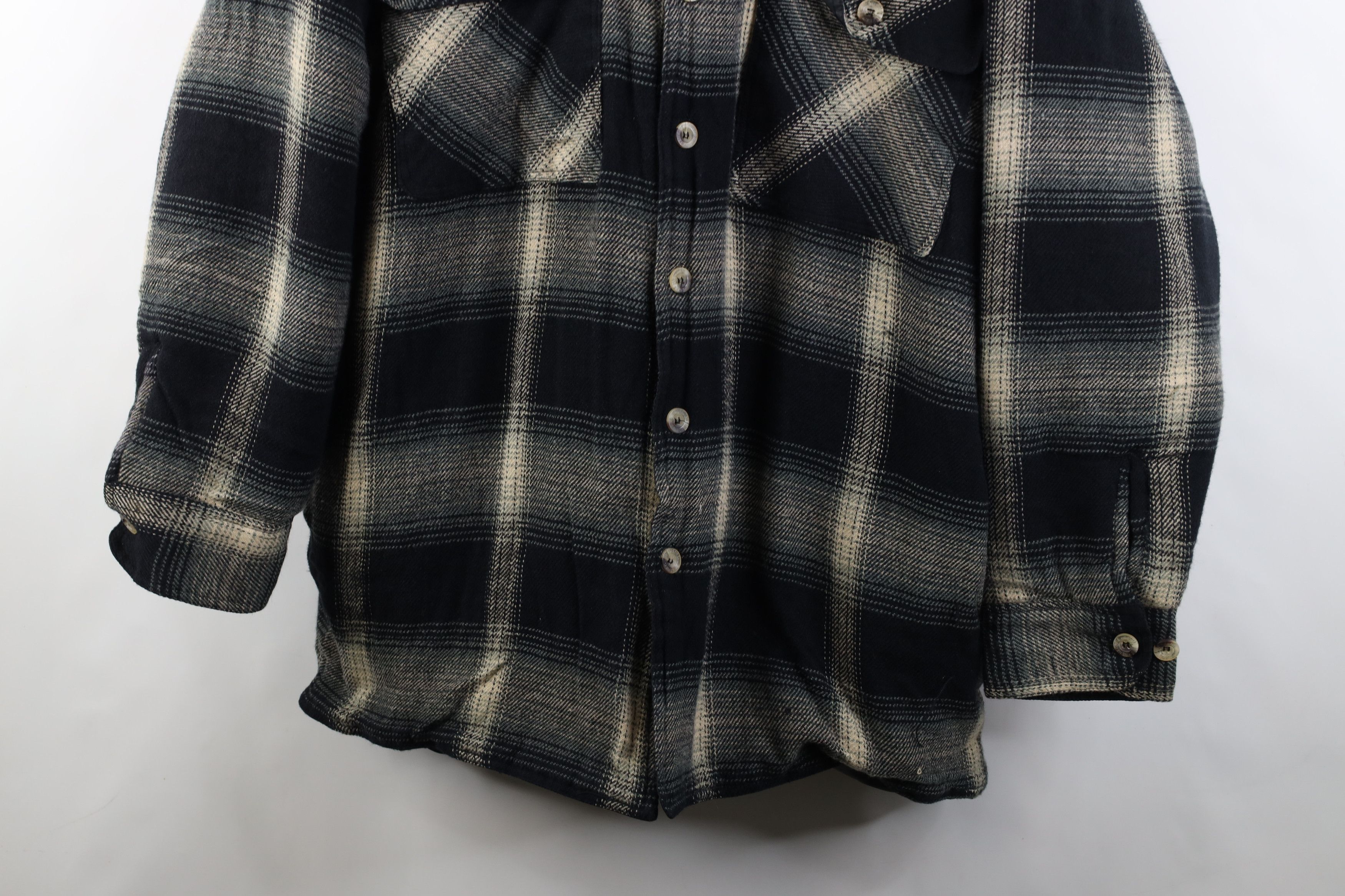 Vintage Vintage 90s Y2K Streetwear Button Shirt Jacket Jac Shirt Size US XXL / EU 58 / 5 - 3 Thumbnail