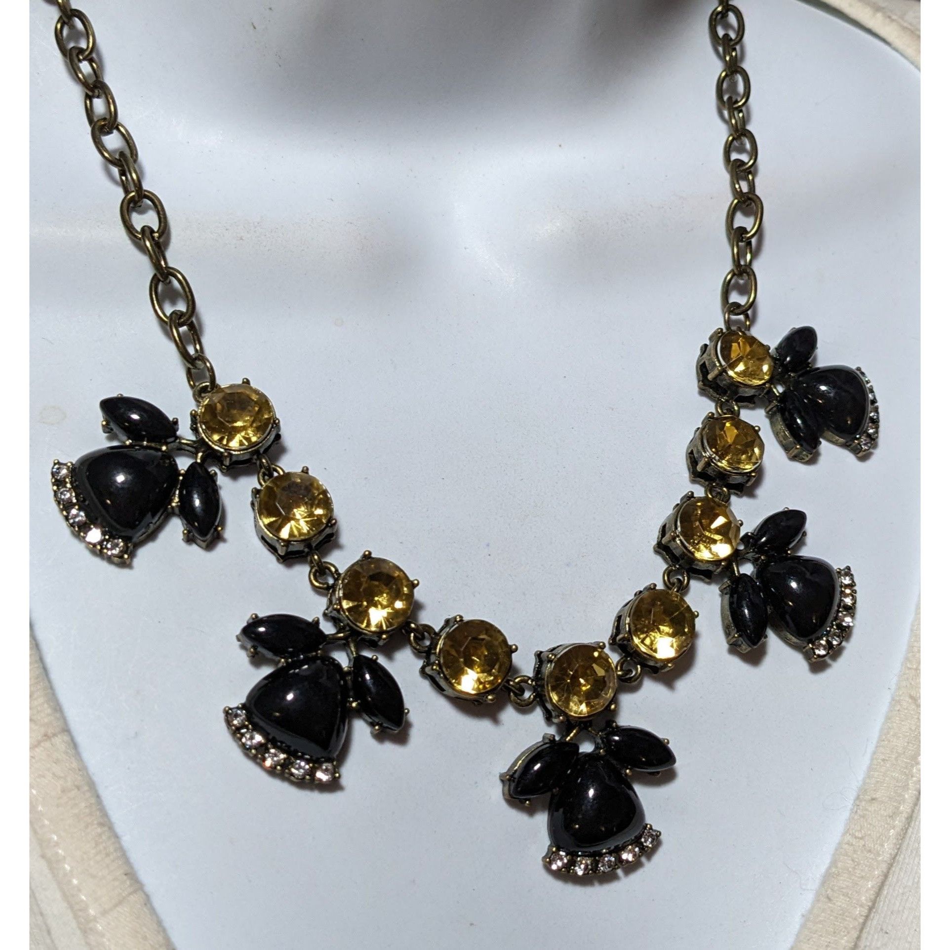 Other Retro Glam Gem Studded Statement Necklace Size ONE SIZE - 6 Thumbnail