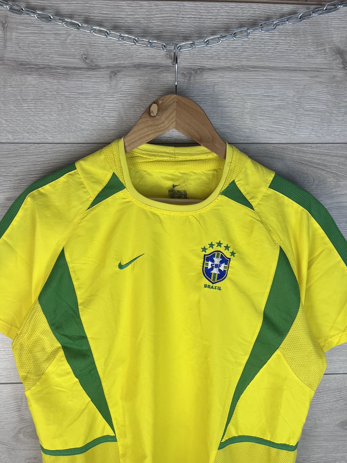 Nike Vintage men’s soccer jersey Nike Brazil 🇧🇷sport drill Size US L / EU 52-54 / 3 - 4 Thumbnail