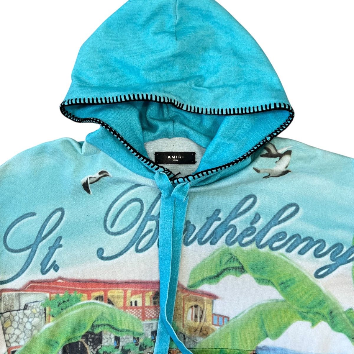 Amiri AMIRI 2023 × EDEN ROCK Graphic Printed Pullover Hoodie Size US S / EU 44-46 / 1 - 4 Thumbnail