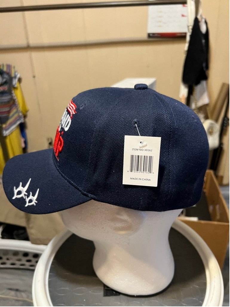 The Unbranded Brand Men's Unbranded Blue 'I Stand With Trump' Baseball Hat Size ONE SIZE - 2 Thumbnail