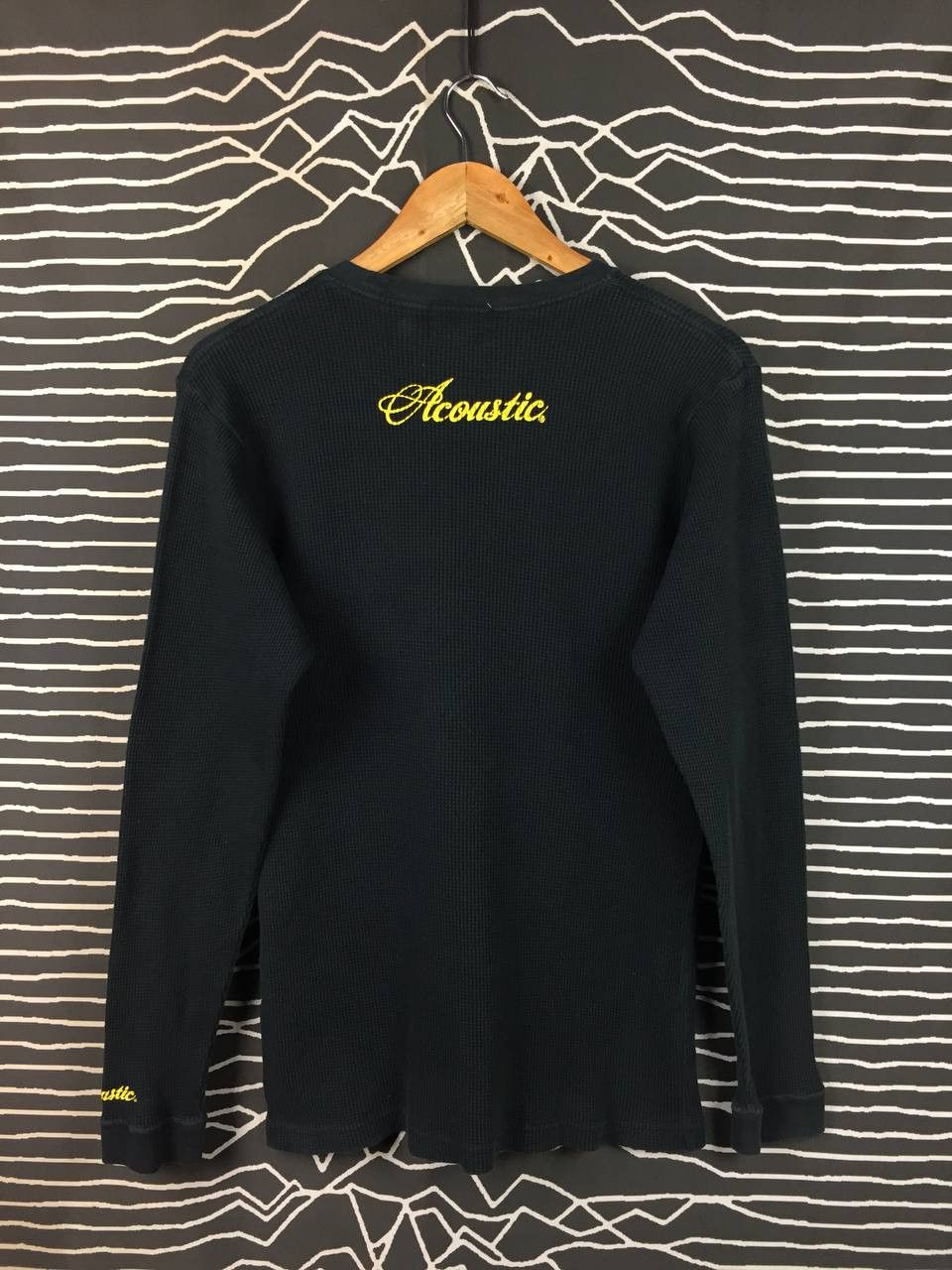 Japanese Brand Acoustic Japan Devil’s Motor Garage Waffle Knit Thermal Tee Size US M / EU 48-50 / 2 - 5 Thumbnail