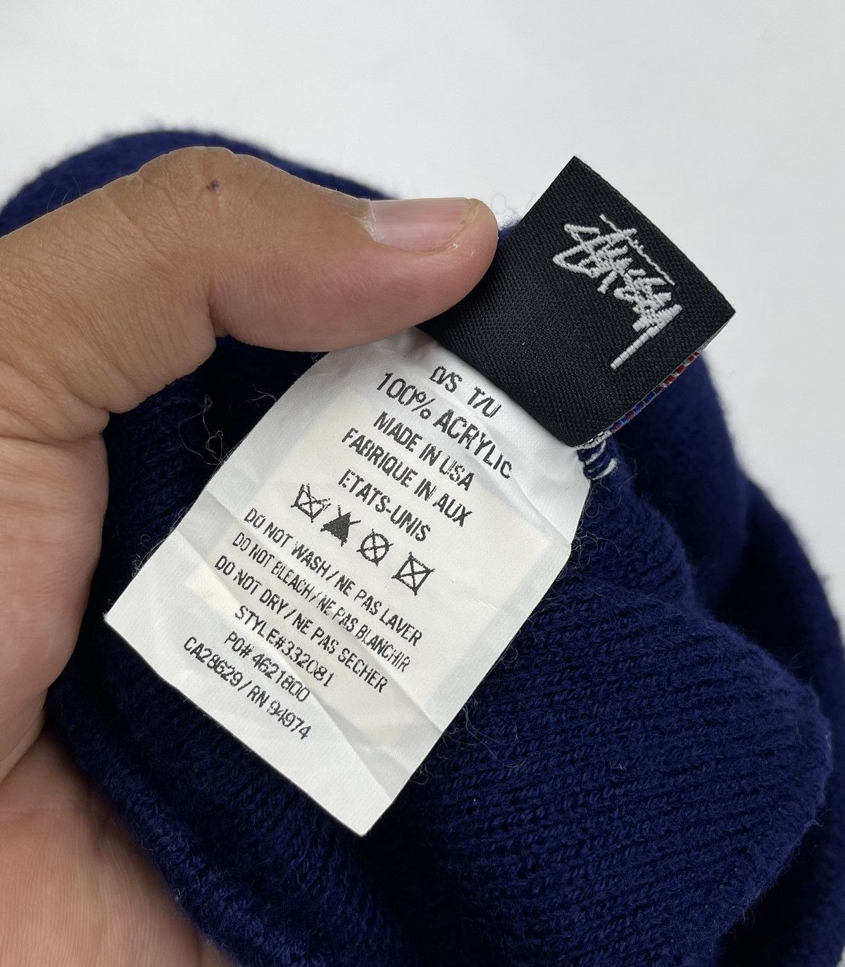 Stussy super rare upside down mirror logo stussy beanie hat tc4 Size ONE SIZE - 8 Thumbnail
