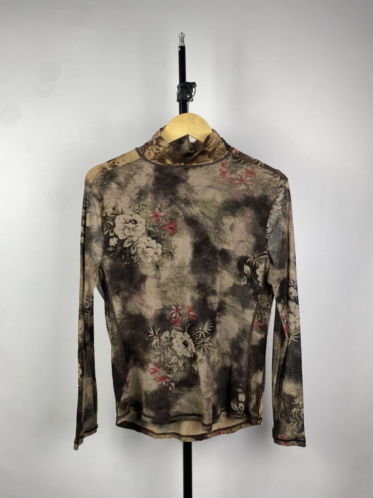 Designer × Japanese Brand × Vintage Save The Queen Jean Paul Gaultier Style Mesh Blouses Size M / US 6-8 / IT 42-44 - 4 Thumbnail