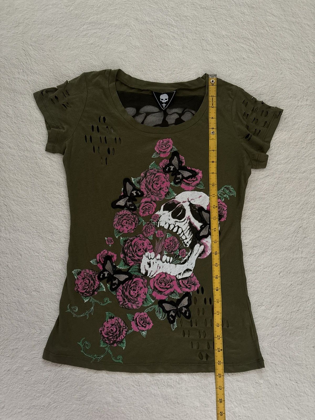 Hysteric Glamour Y2k skull rose ifsixwasnine punk style tshirt Size M / US 6-8 / IT 42-44 - 11 Thumbnail