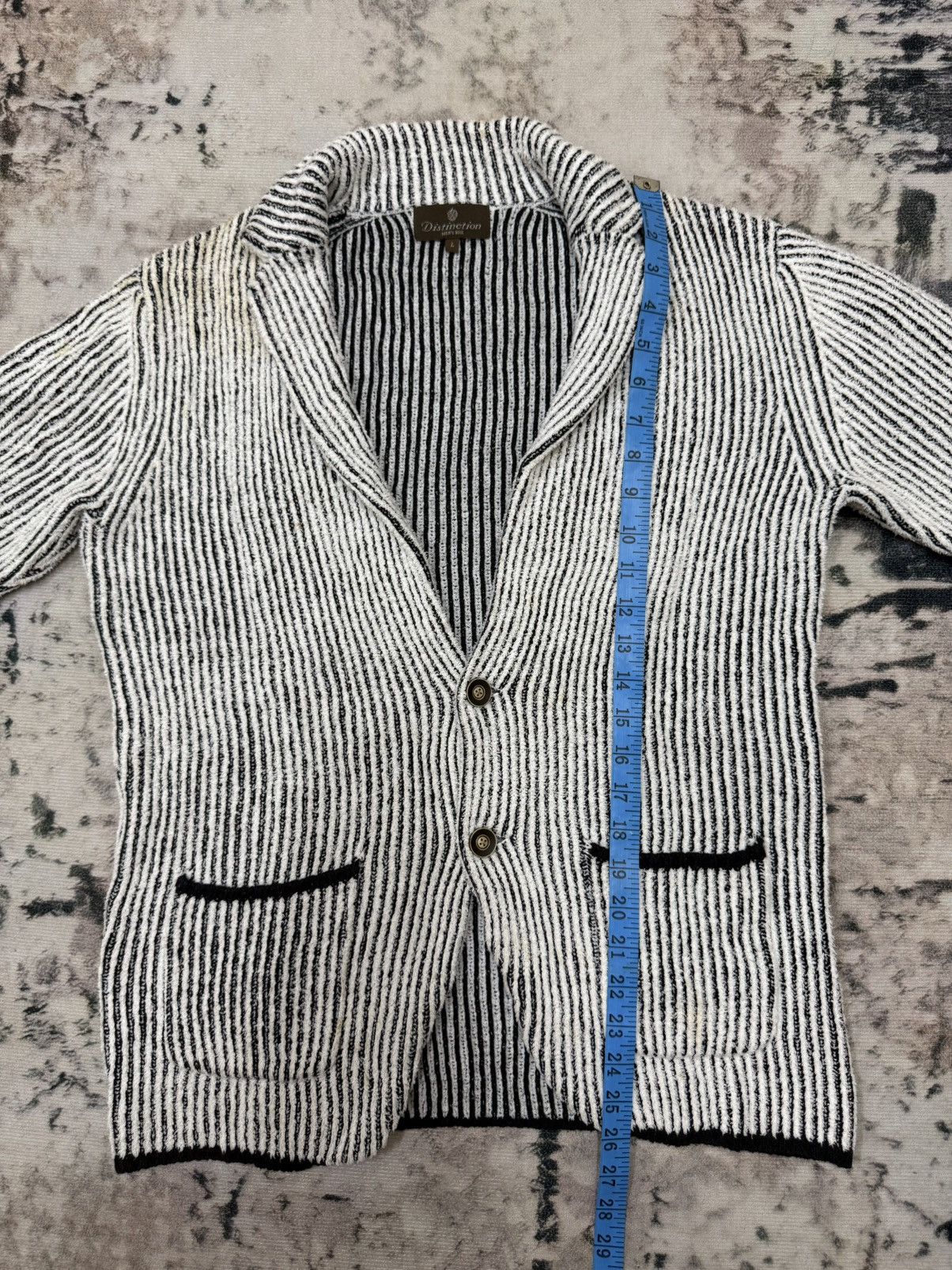 BIGI × Japanese Brand Men’s Bigi Knit Stripe Cardigan Size US S / EU 44-46 / 1 - 16 Thumbnail