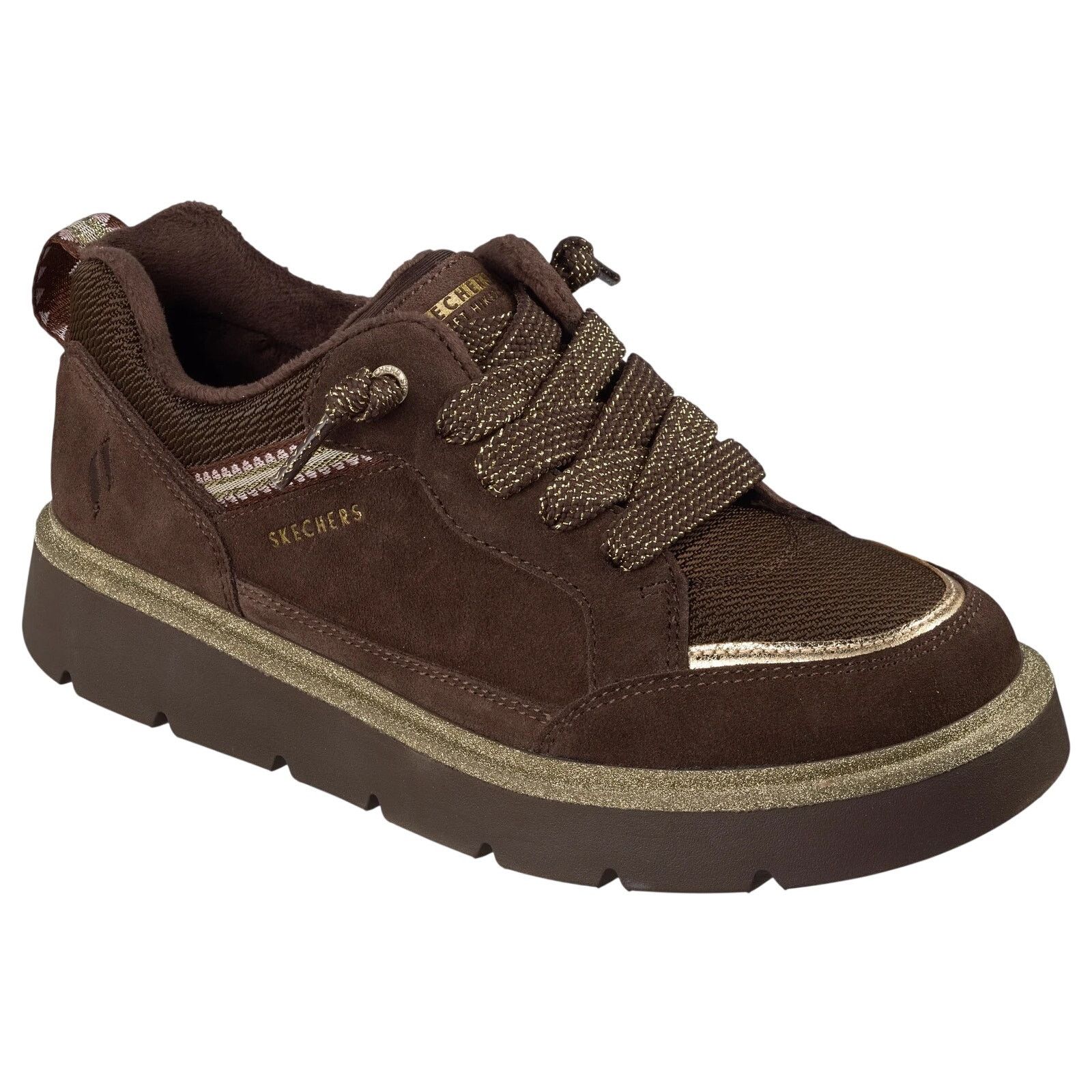 SKECHERS Skechers Street Hiker Glimmer Brown Boot Size 9.5W - New Size US 9.5 / IT 39.5 - 1 Thumbnail