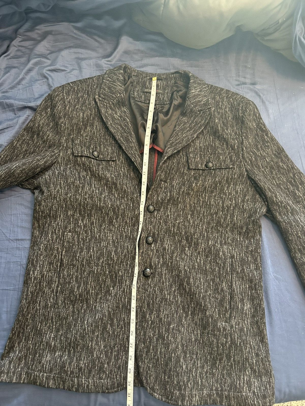 John Varvatos John Varvatos USA Blazer Jacket Size US XL / EU 56 / 4 - 3 Thumbnail