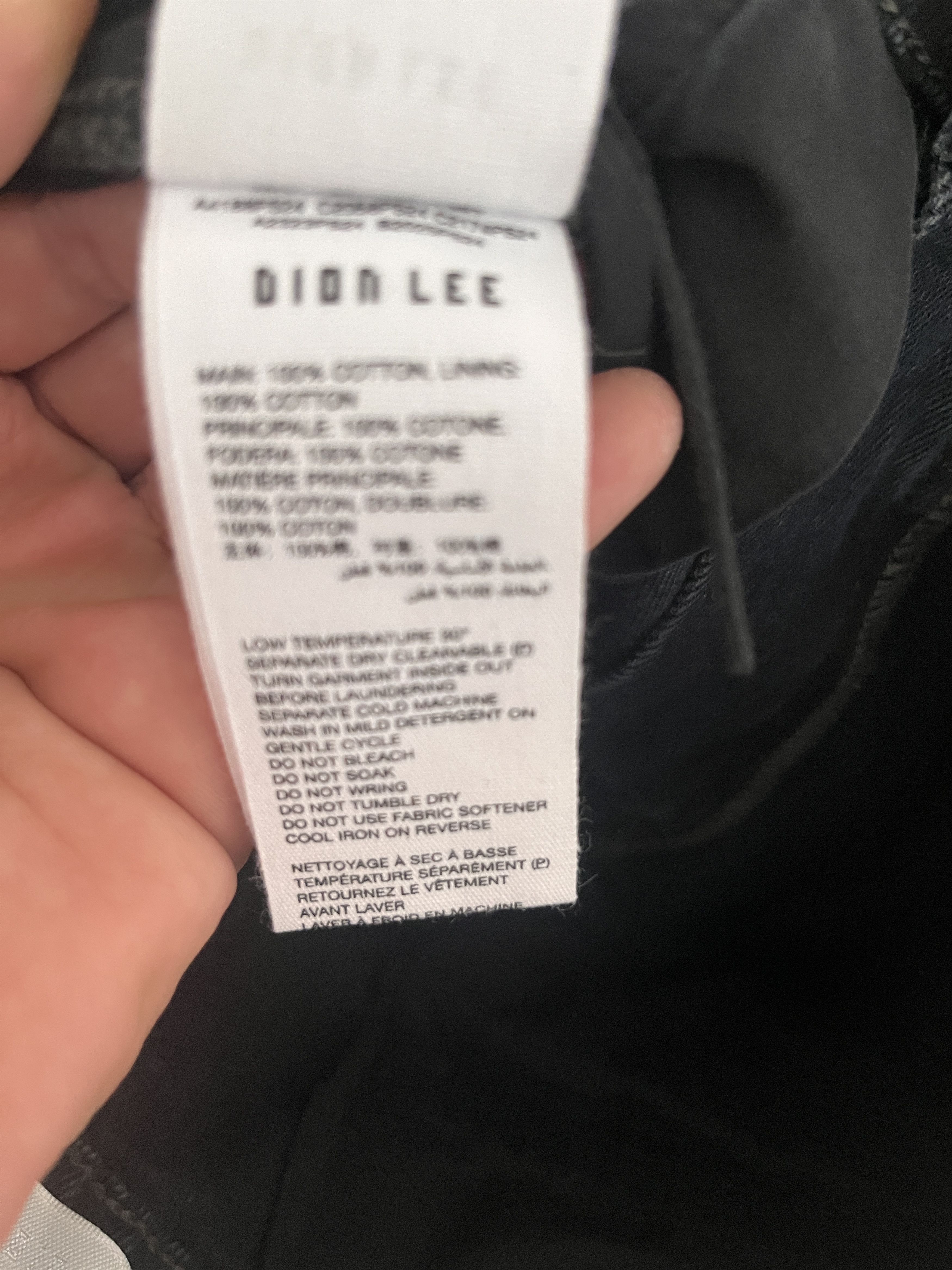 Dion Lee DION LEE Black Masc Jeans Size 25" / US 0 / IT 36 - 12 Thumbnail