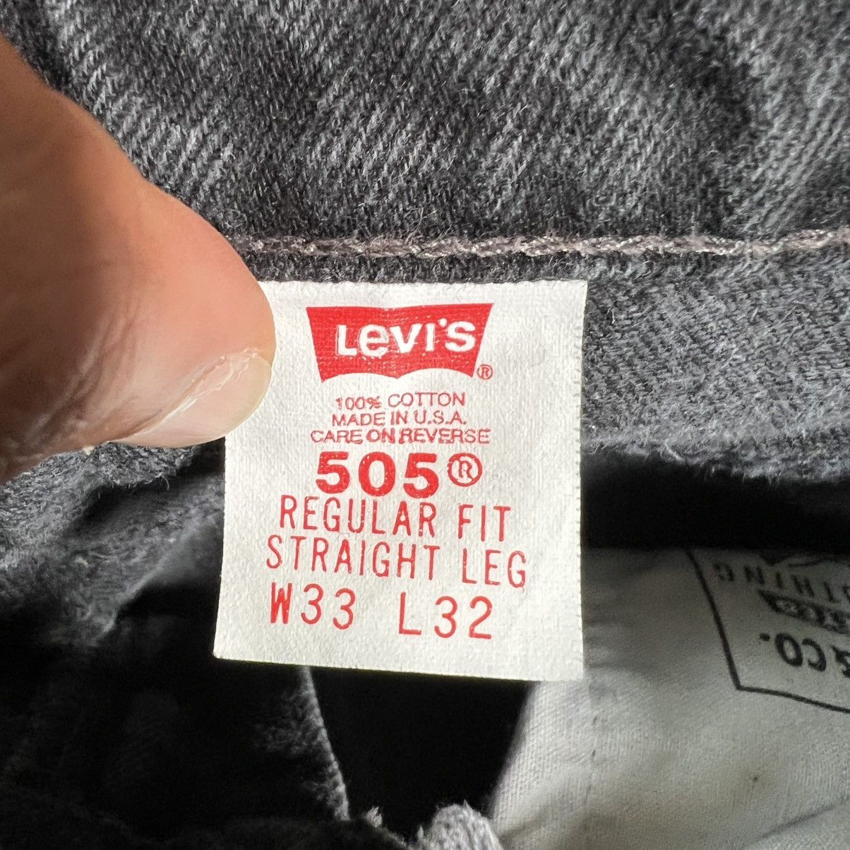 Levi's VTG Levi's 505 Jeans 30x30 Made in USA 90’s Straight Leg Size US 30 / EU 46 - 4 Thumbnail