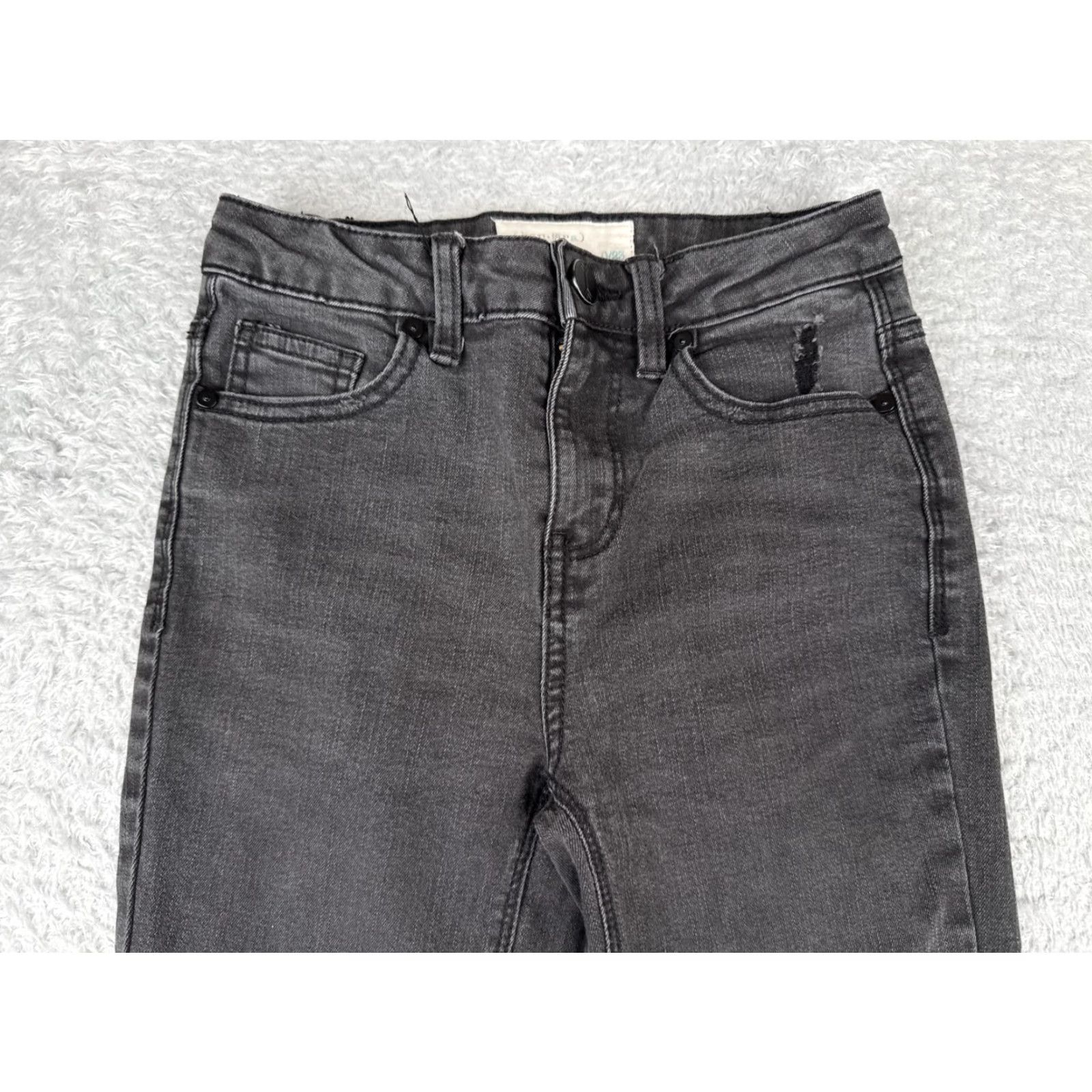 Vintage Ban Jara Jeans Womens 0 Black Denim Wide Flare Cotton Blend Mid Rise 24x30 Size 25" / US 0 / IT 36 - 4 Thumbnail