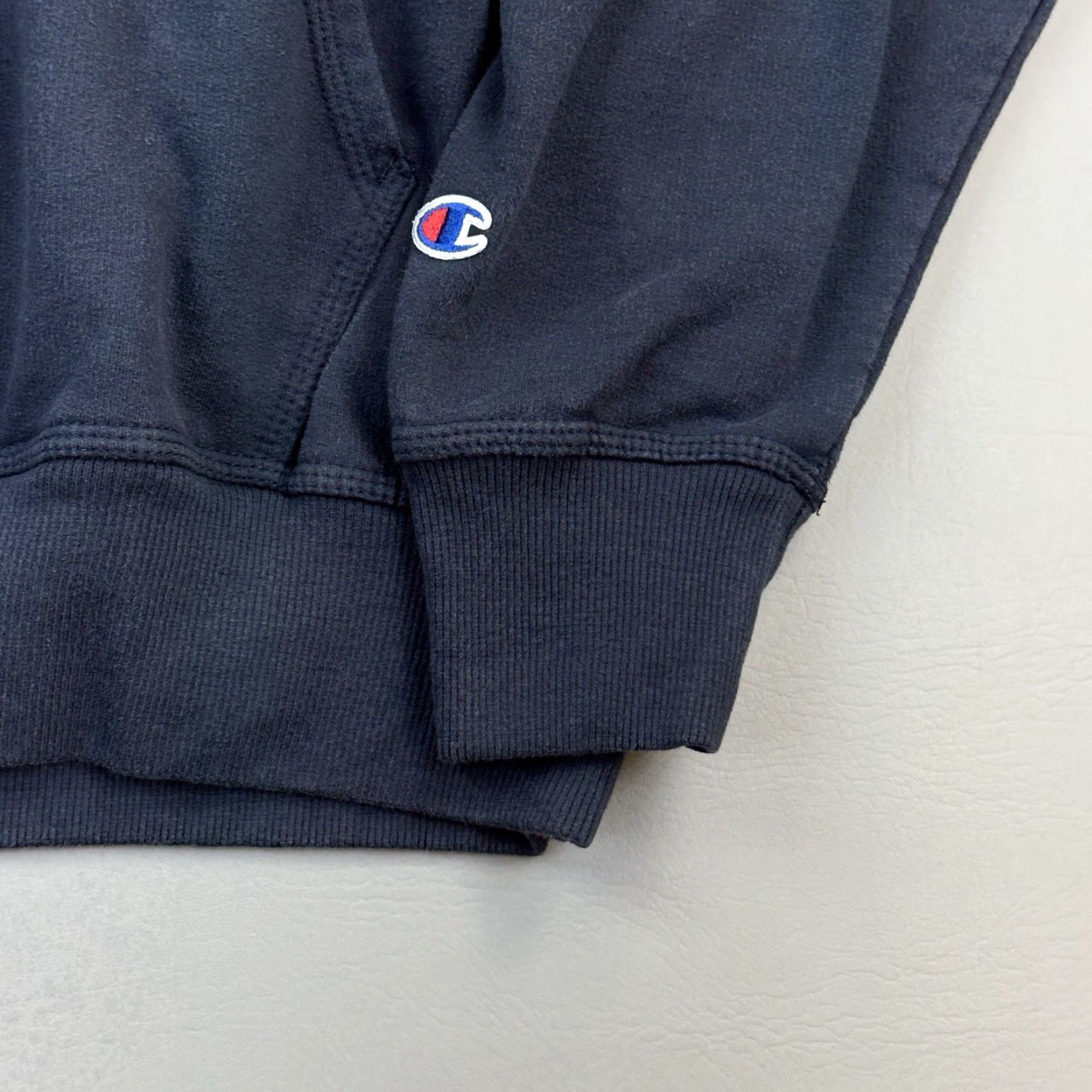 Champion Champion Hoodie Mens Large Navy Embroidered Logo Pullover Size US L / EU 52-54 / 3 - 3 Thumbnail