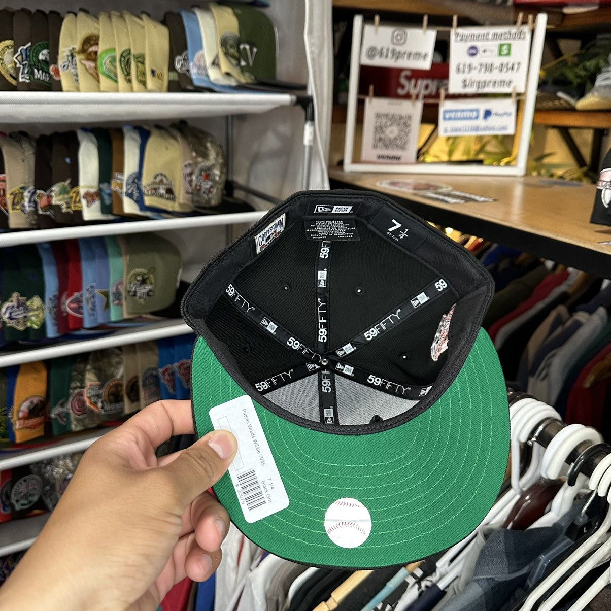 New Era New era padres script fitted Size ONE SIZE - 3 Thumbnail