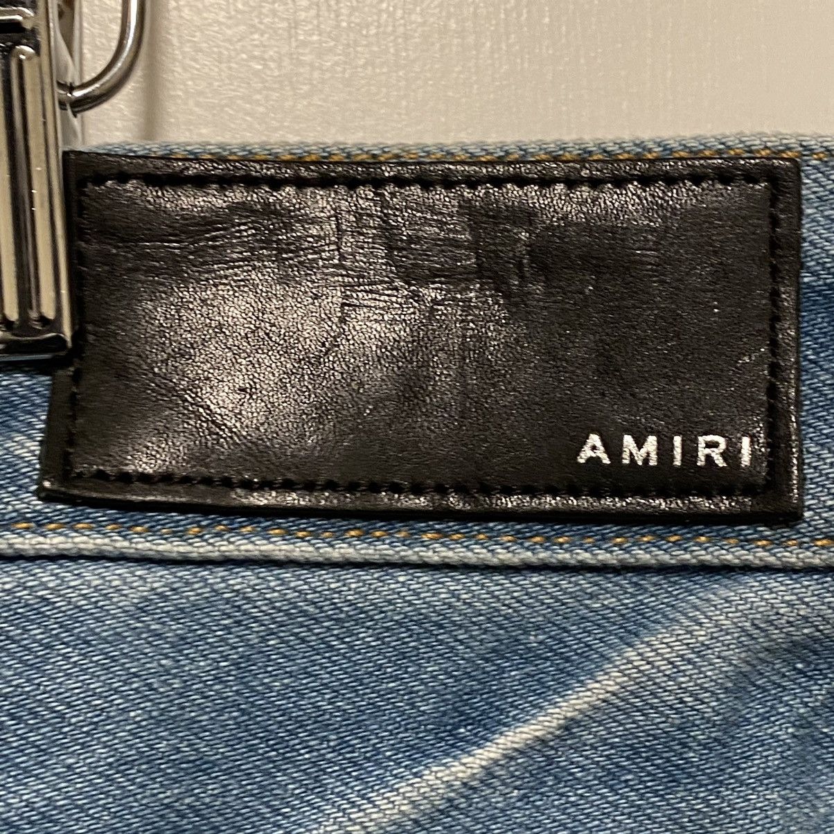 Amiri Amiri Straight Leg Aloha Patch Jeans Blue Size US 38 / EU 54 - 5 Thumbnail