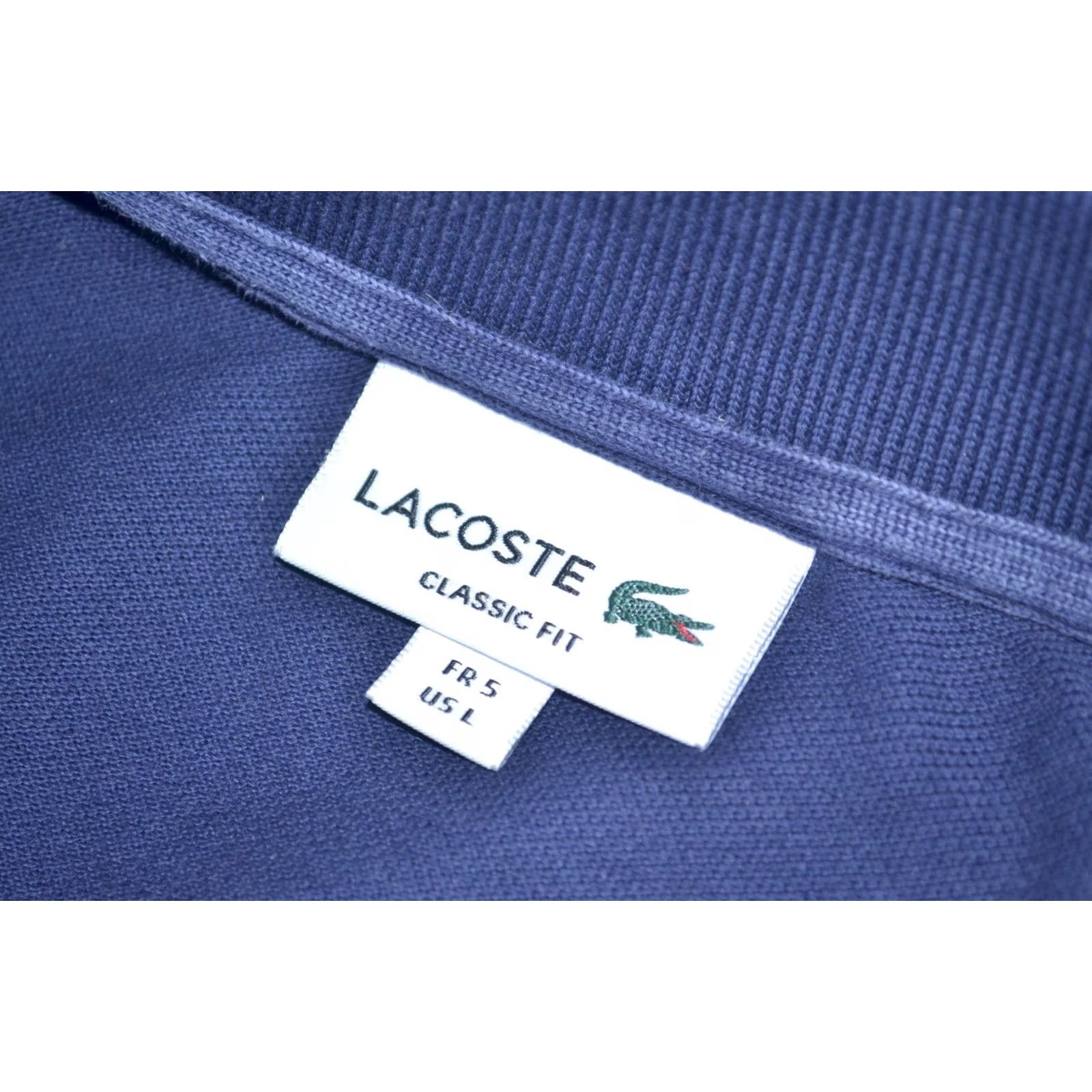 Lacoste Lacoste Polo Shirt Blue Long Sleeve Classic Fit Chest Pocket Cotton 5 / L Mens Polo Shirt Blue Long Sleeve Classic Fit Chest Pocket Logo Cotton Size US L / EU 52-54 / 3 - 5 Thumbnail