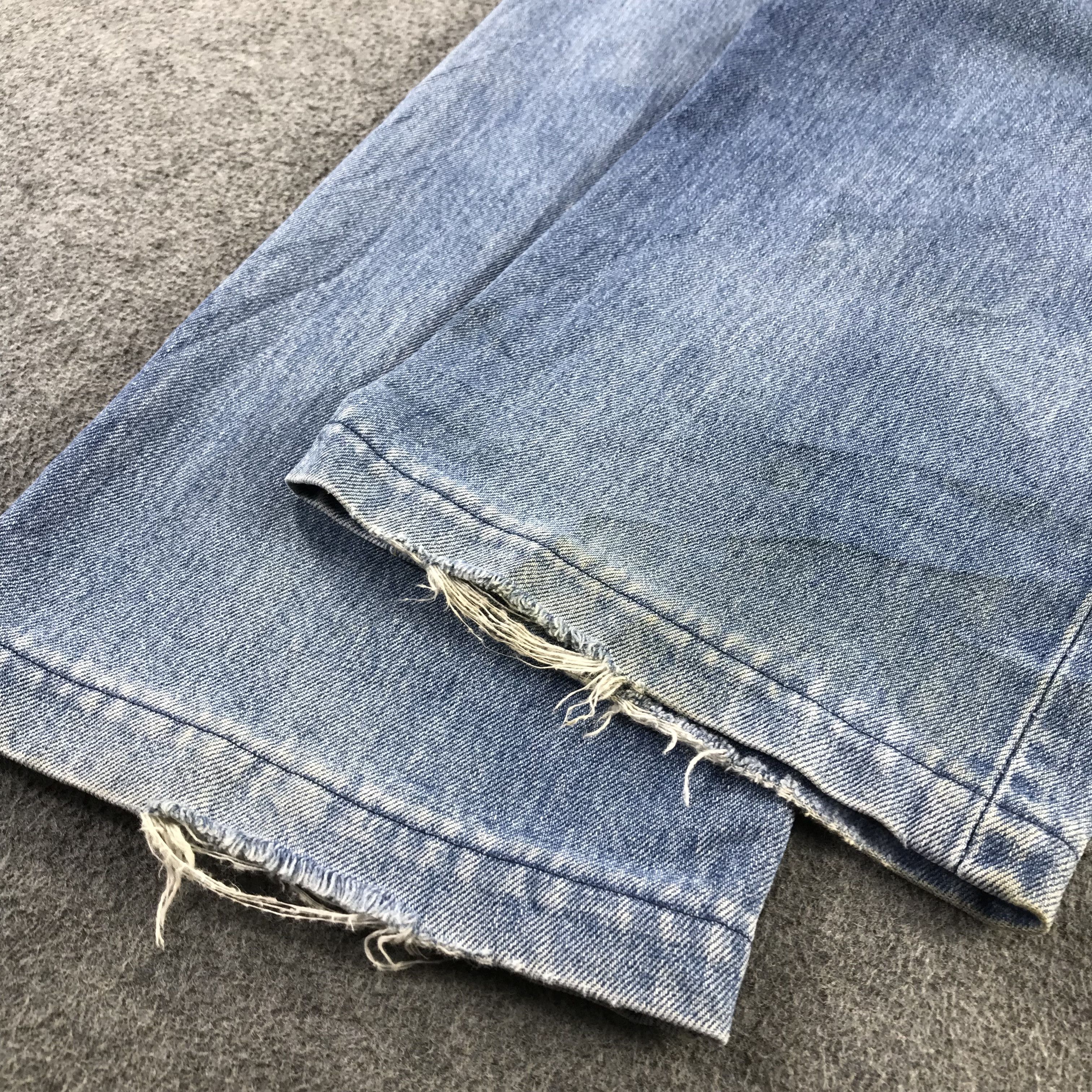 Japanese Brand Vintage Japanese Painters Jeans Distress Denim Jeans KJ3448 Size US 32 / EU 48 - 6 Thumbnail