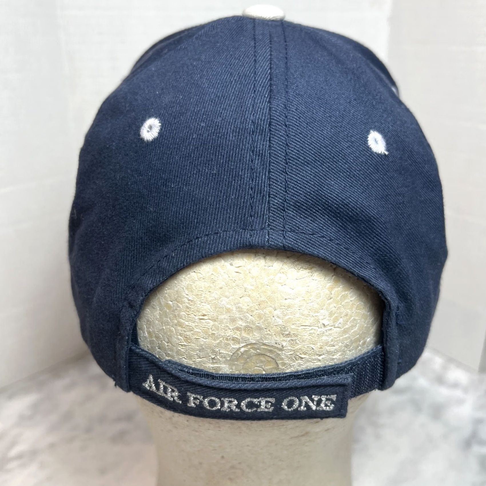 Vintage VINTAGE Air Force One Museum Of Flight Hat Strapback West Coast Novelty Flag Metallic Mens Size ONE SIZE - 6 Thumbnail