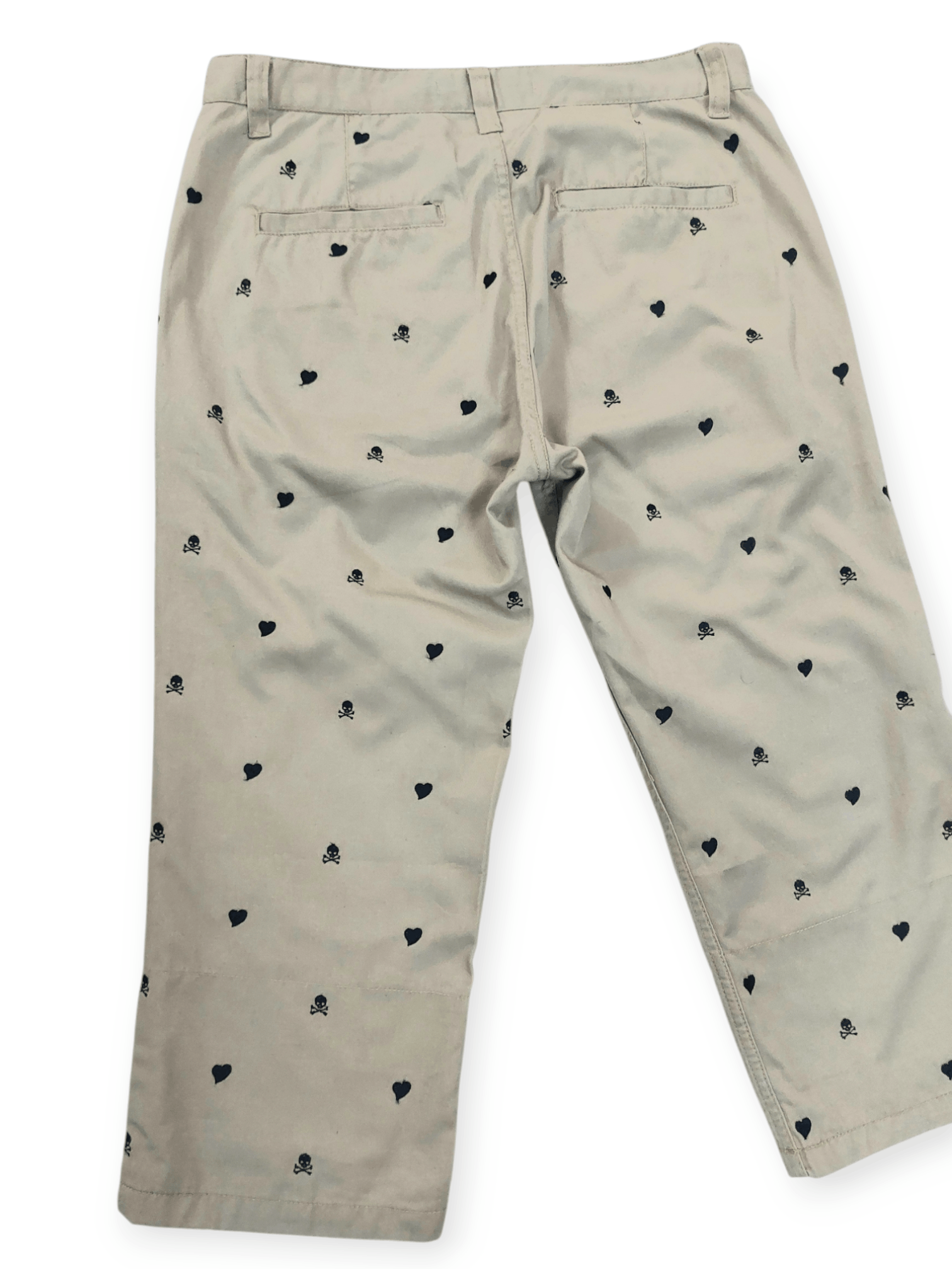 Big John Big John Embroidery Skulls & Love Sewing Cropped Pant Size US 31 - 11 Thumbnail