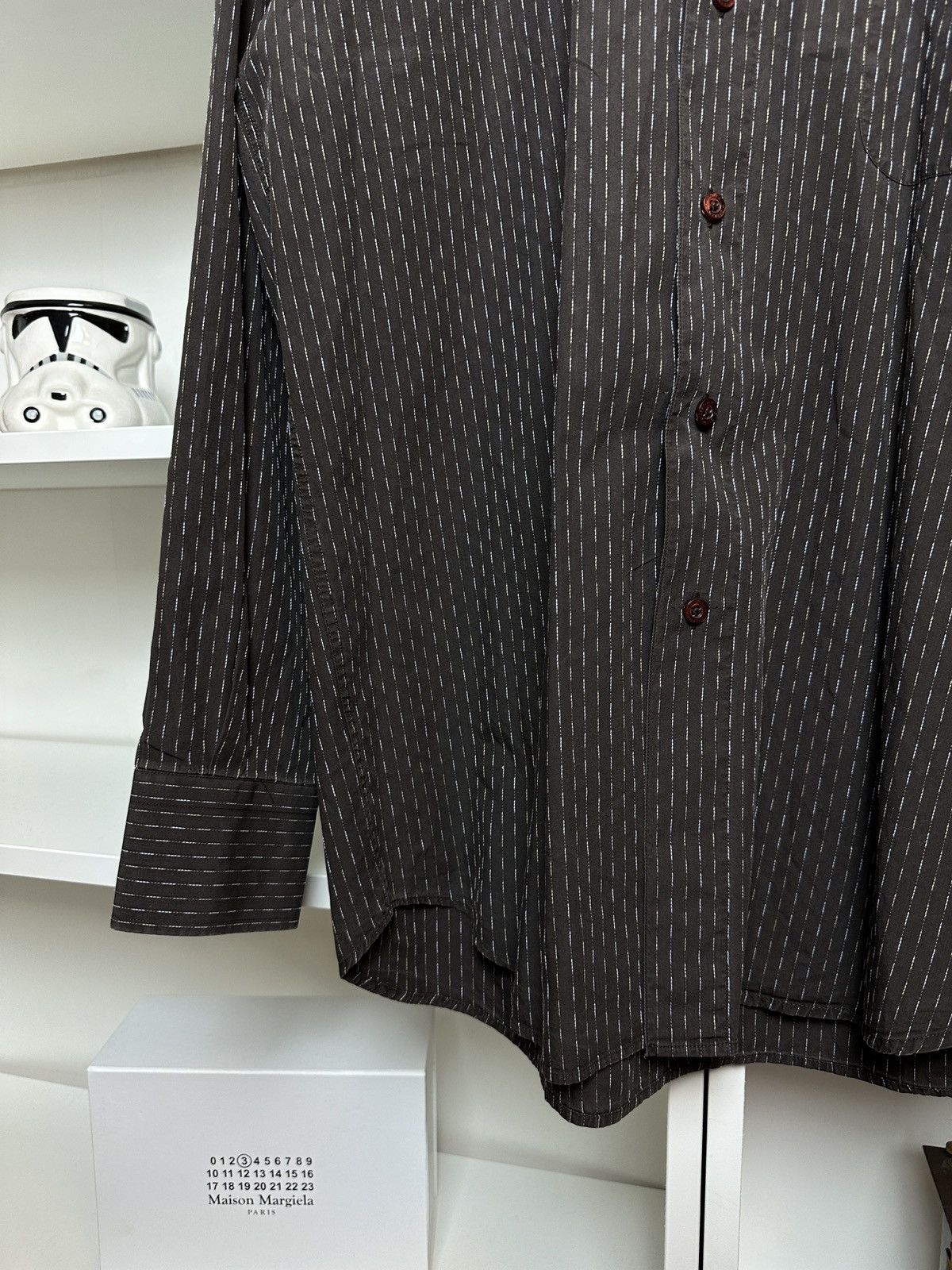 Dolce & Gabbana Dolce & Gabbana brown button up shirt Size US L / EU 52-54 / 3 - 3 Thumbnail