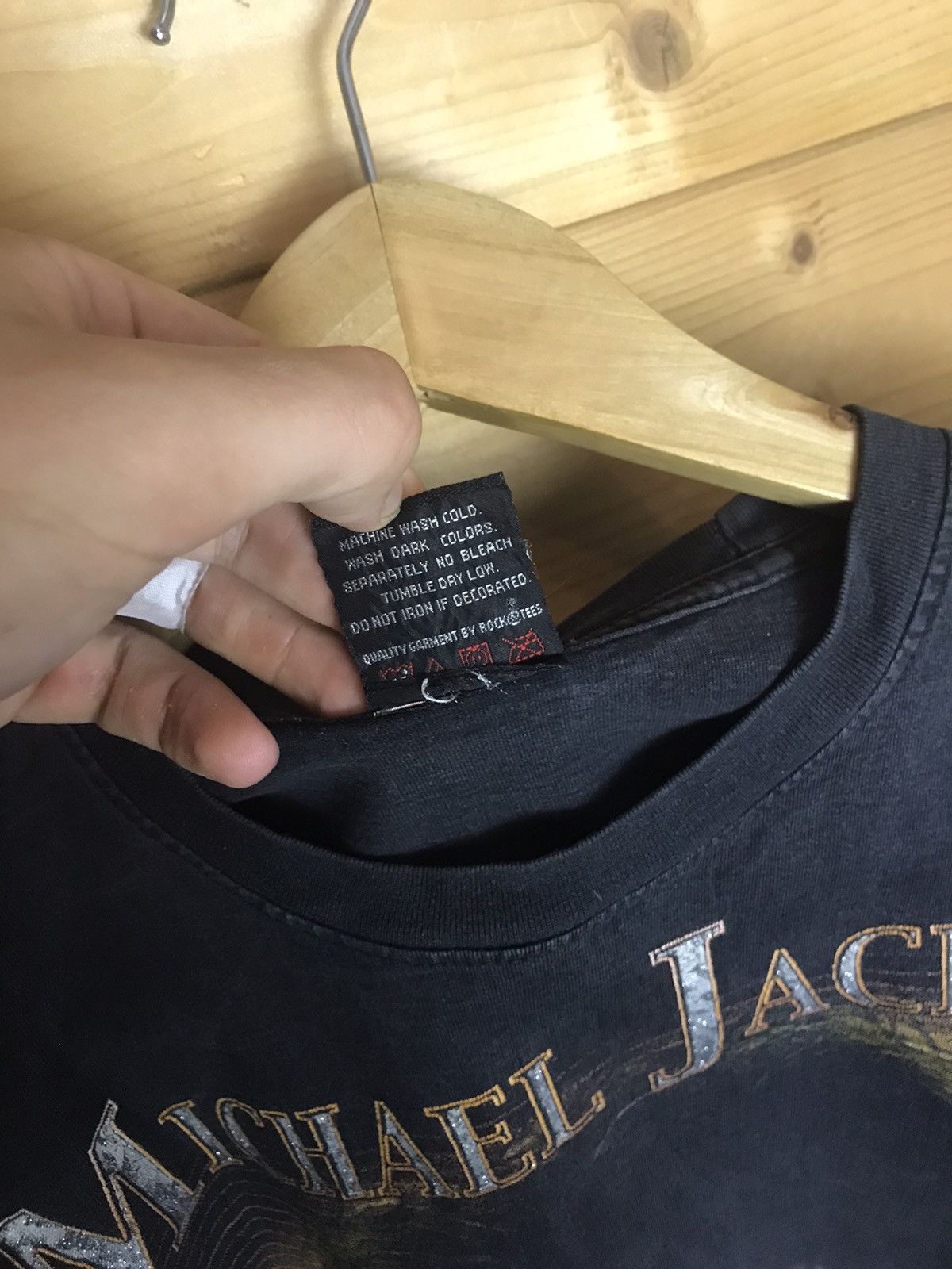 Band Tees Vintage Michael Jackson single stitch t-shirt Size US XS / EU 42 / 0 - 7 Thumbnail
