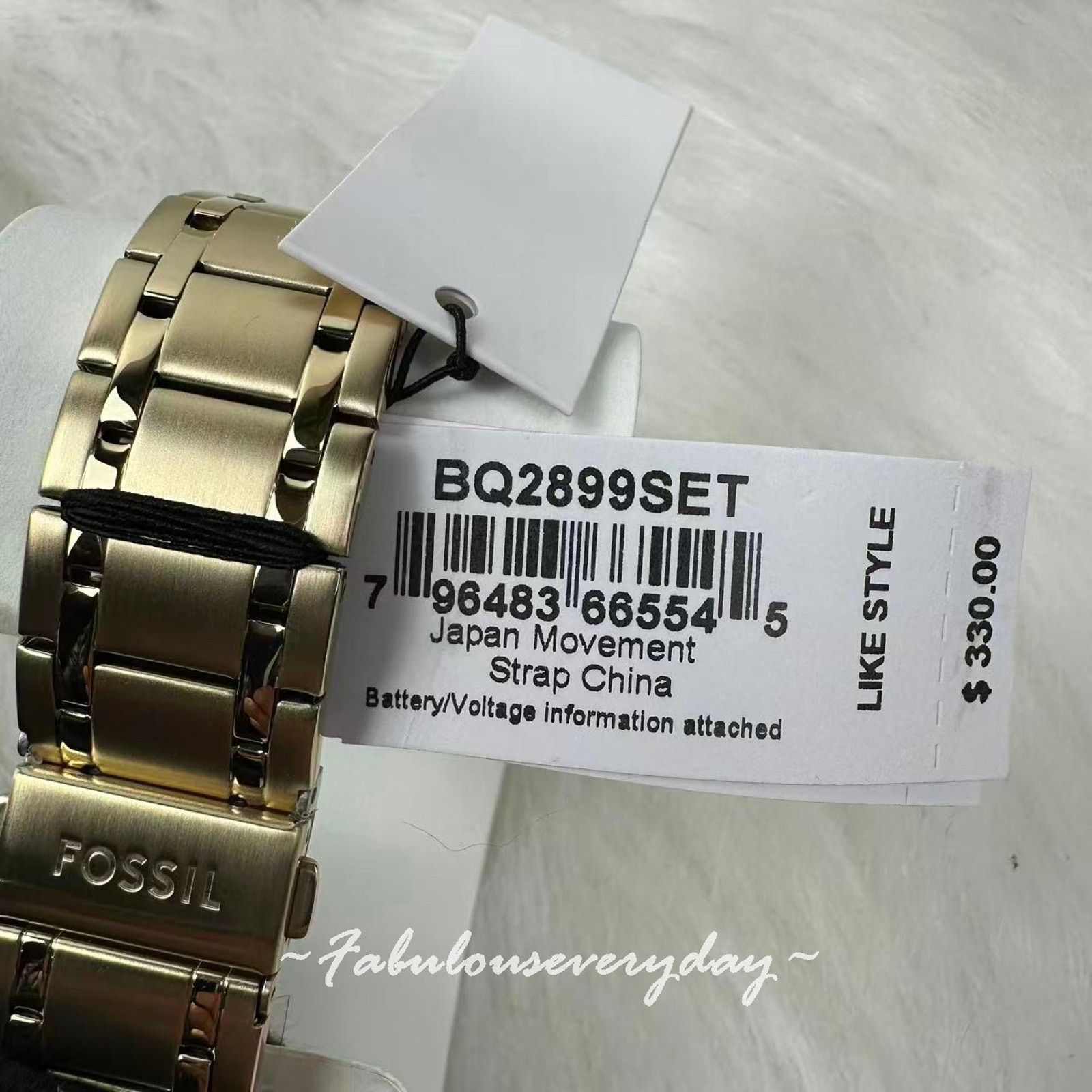 Fossil FOSSIL Fenmore Multifunction Gold-Tone Stainless Steel Watch Size ONE SIZE - 5 Thumbnail