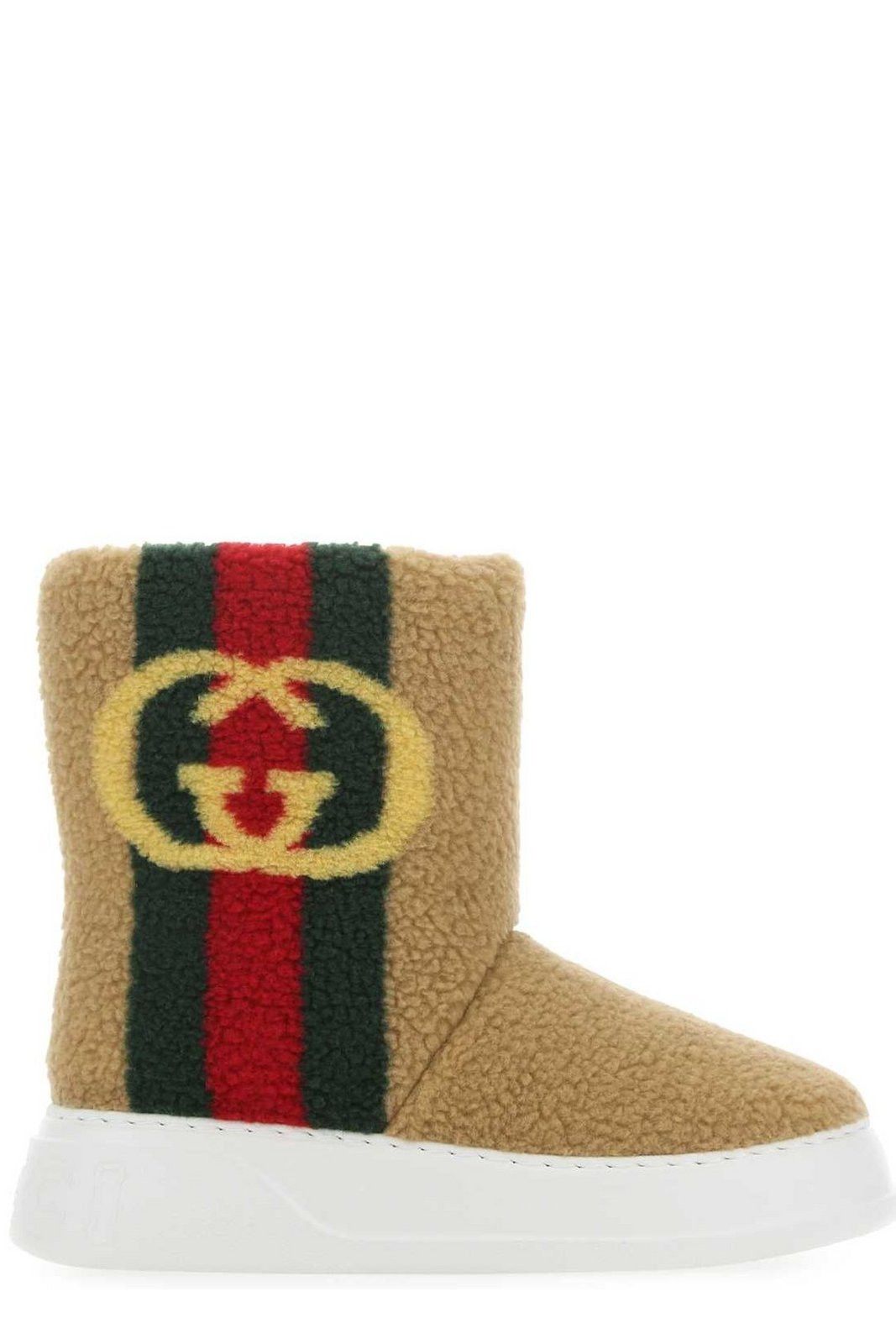 image of Gucci Gg Teddy Ankle Boots in Beige, Men's (Size 12)