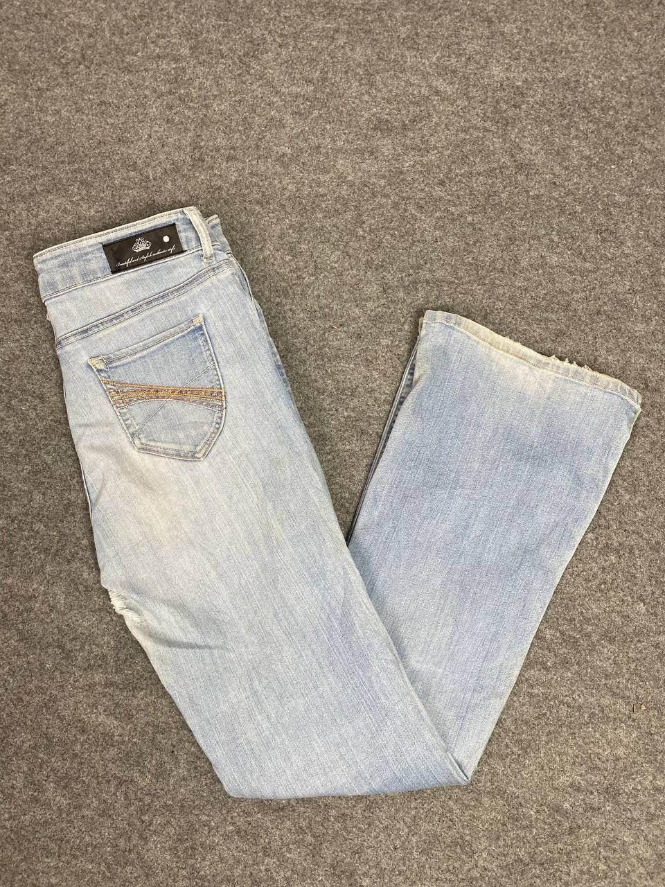 Japanese Brand theoria japanese brands bootcut flare distressed denim Size 32" / US 10 / IT 46 - 2 Thumbnail