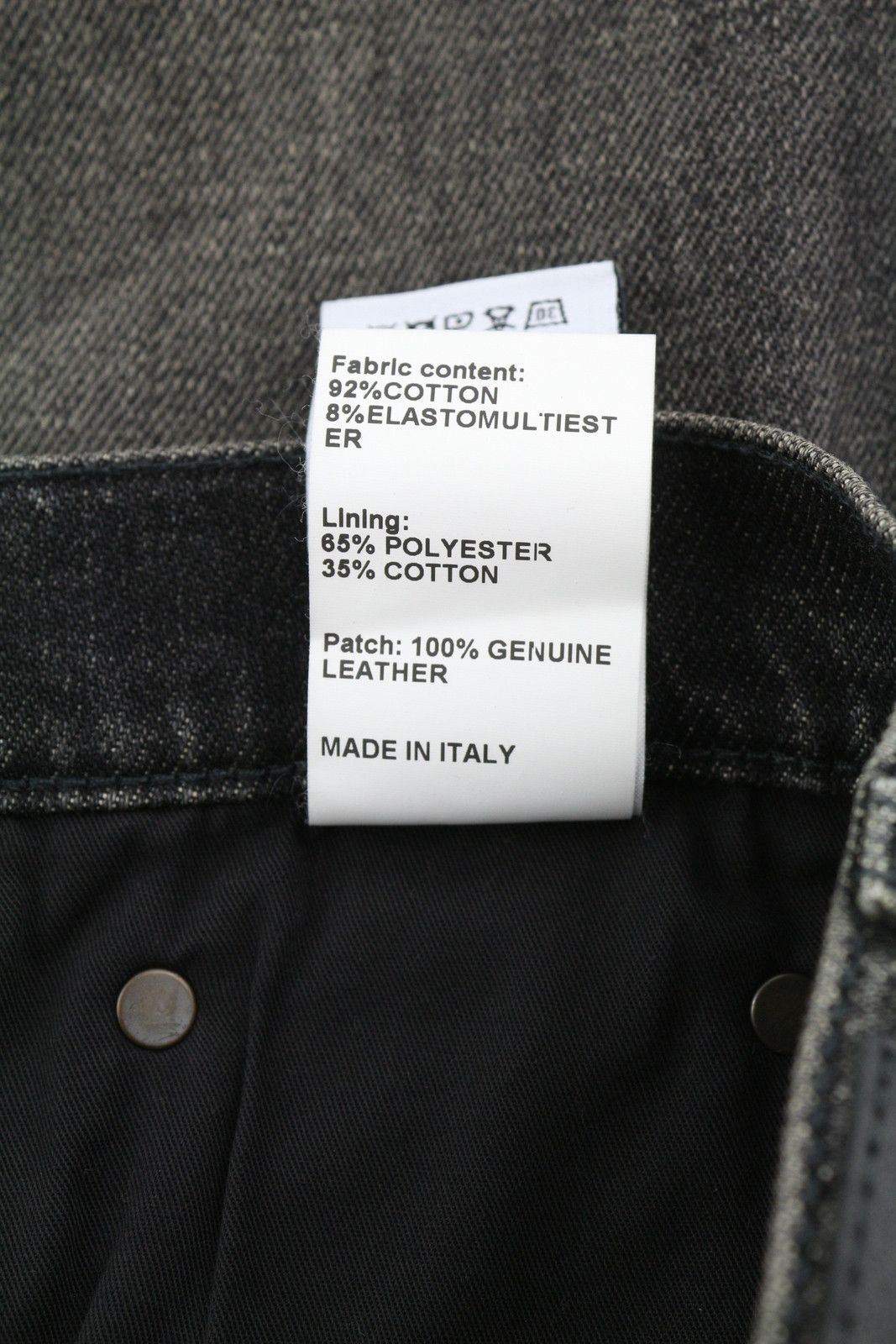 R13 BOYFRIEND 26 Distress Ripped Straight Abbey Black 84485 Size 26" / US 2 / IT 38 - 11 Thumbnail