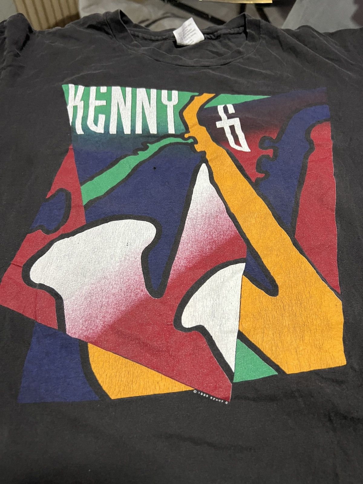 Vintage T-shirt vintage kenny g 90’ Size US XL / EU 56 / 4 - 2 Thumbnail